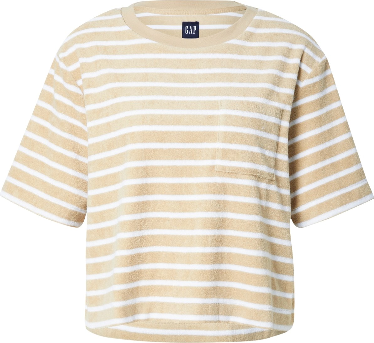 GAP Tričko krémová / bílá
