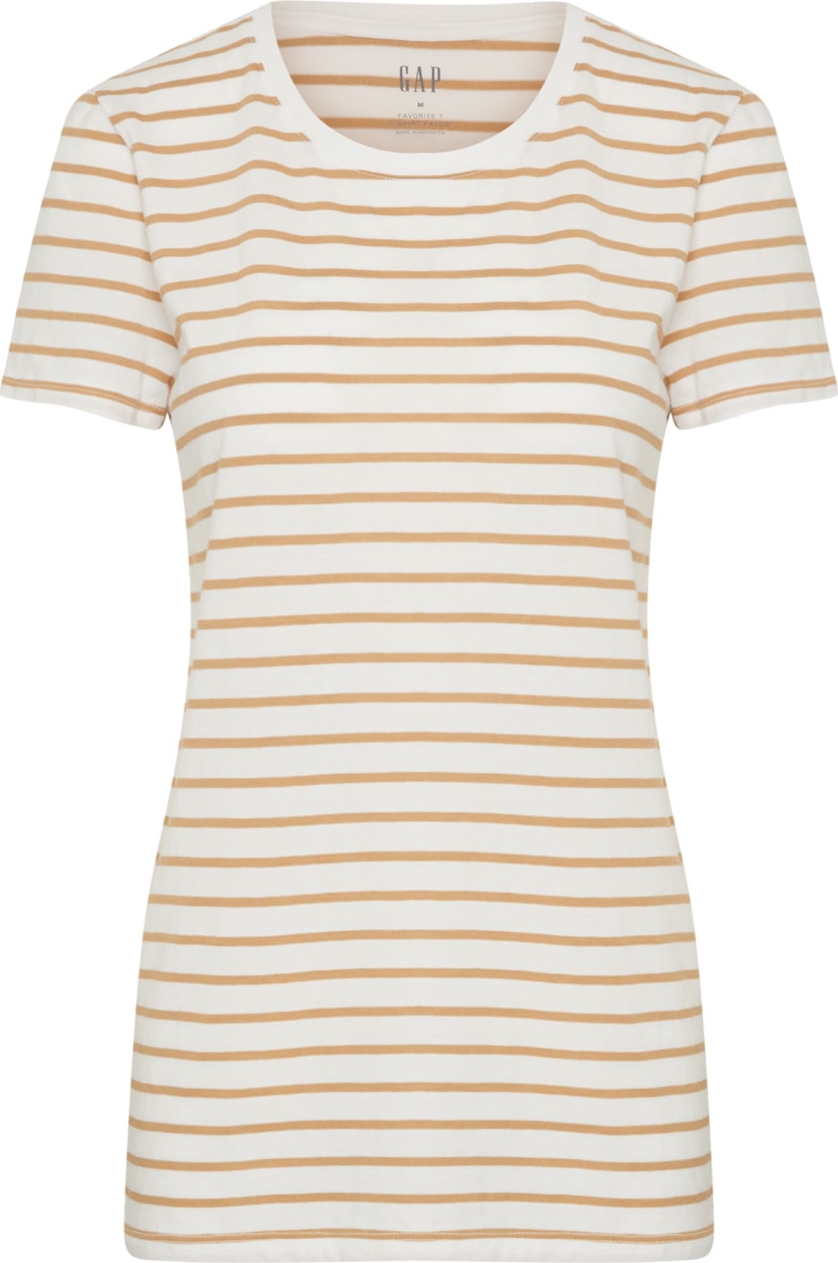 GAP Tričko krémová / světle hnědá