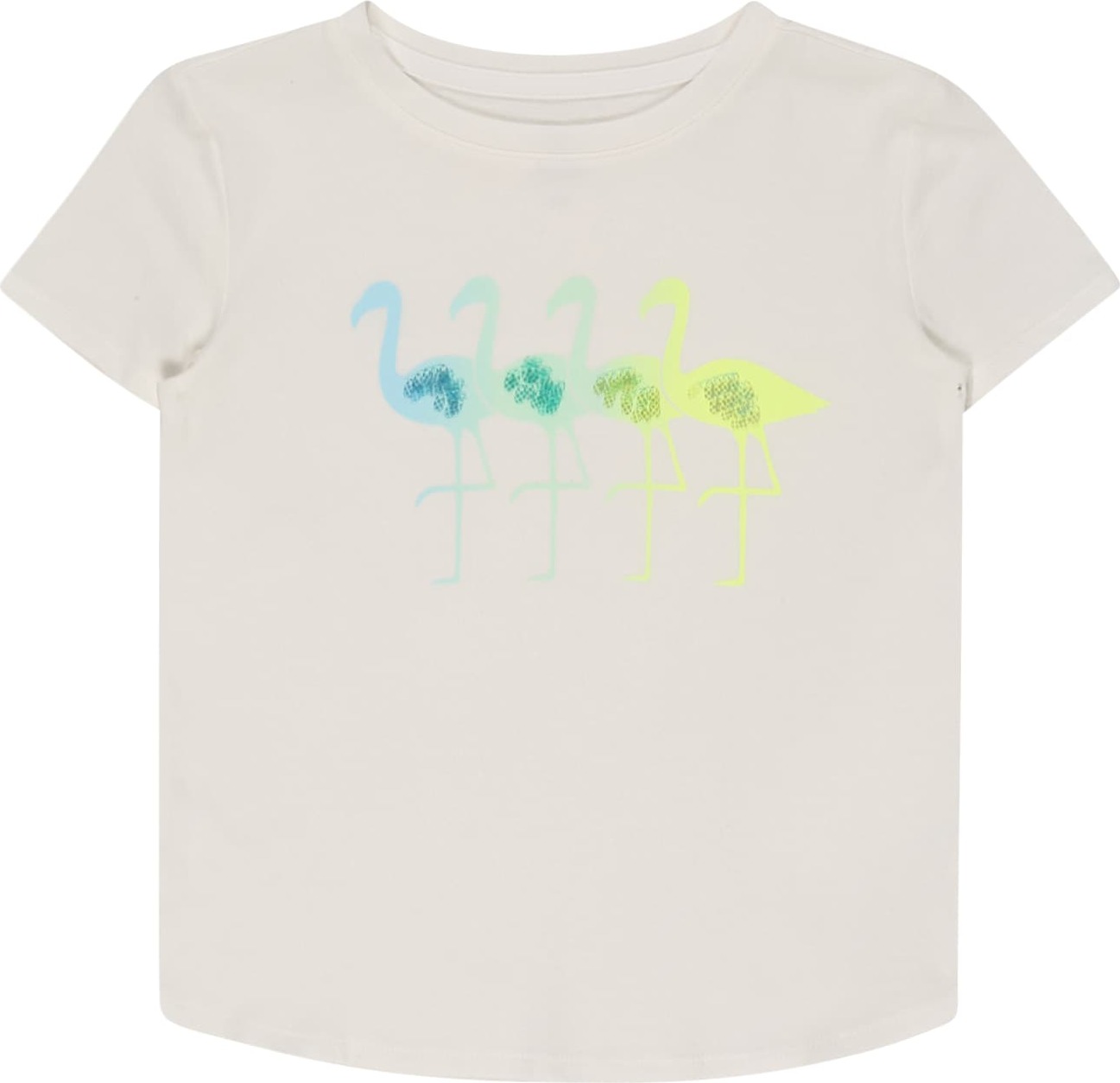 GAP Tričko 'MAY' azurová / limone / mátová / offwhite