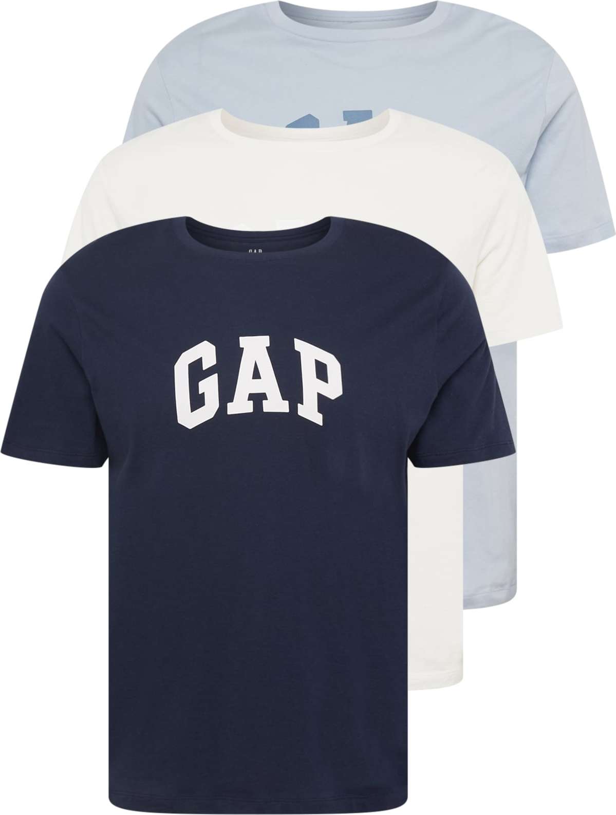 GAP Tričko námořnická modř / světlemodrá / bílá