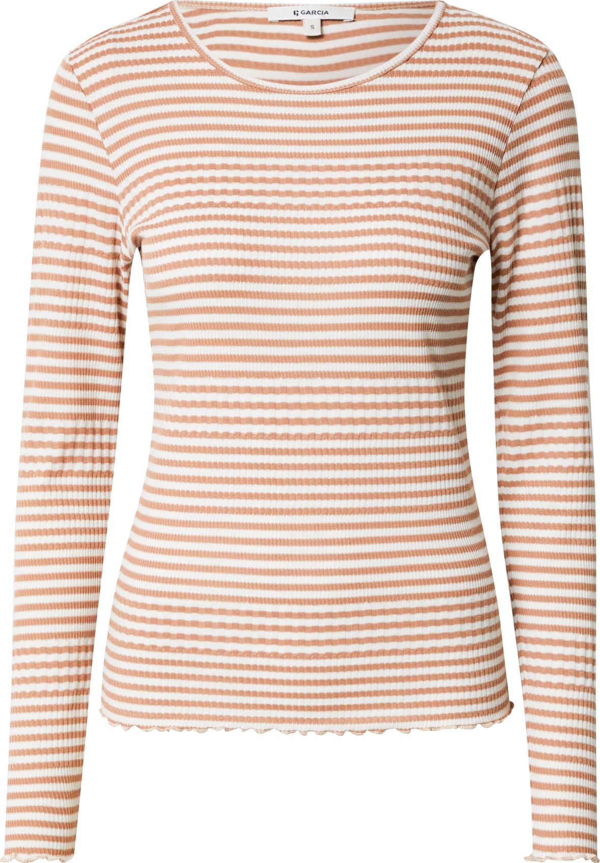 GARCIA Tričko písková / bílá