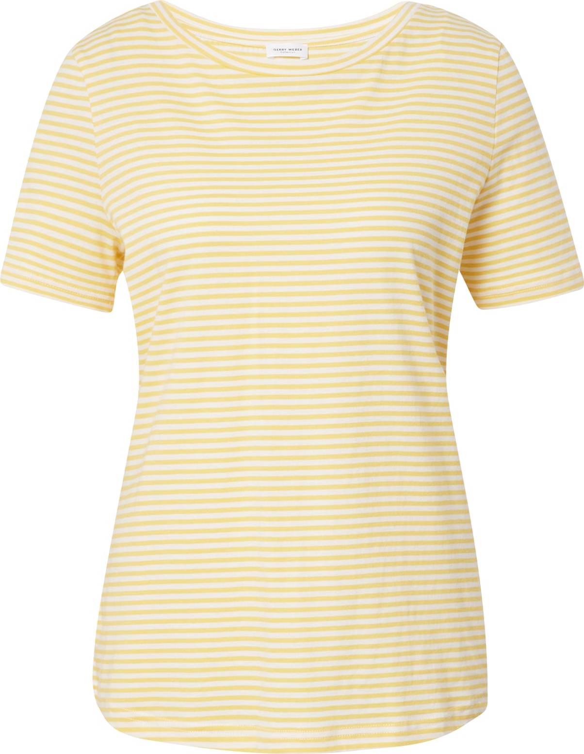 GERRY WEBER Tričko žlutá / bílá