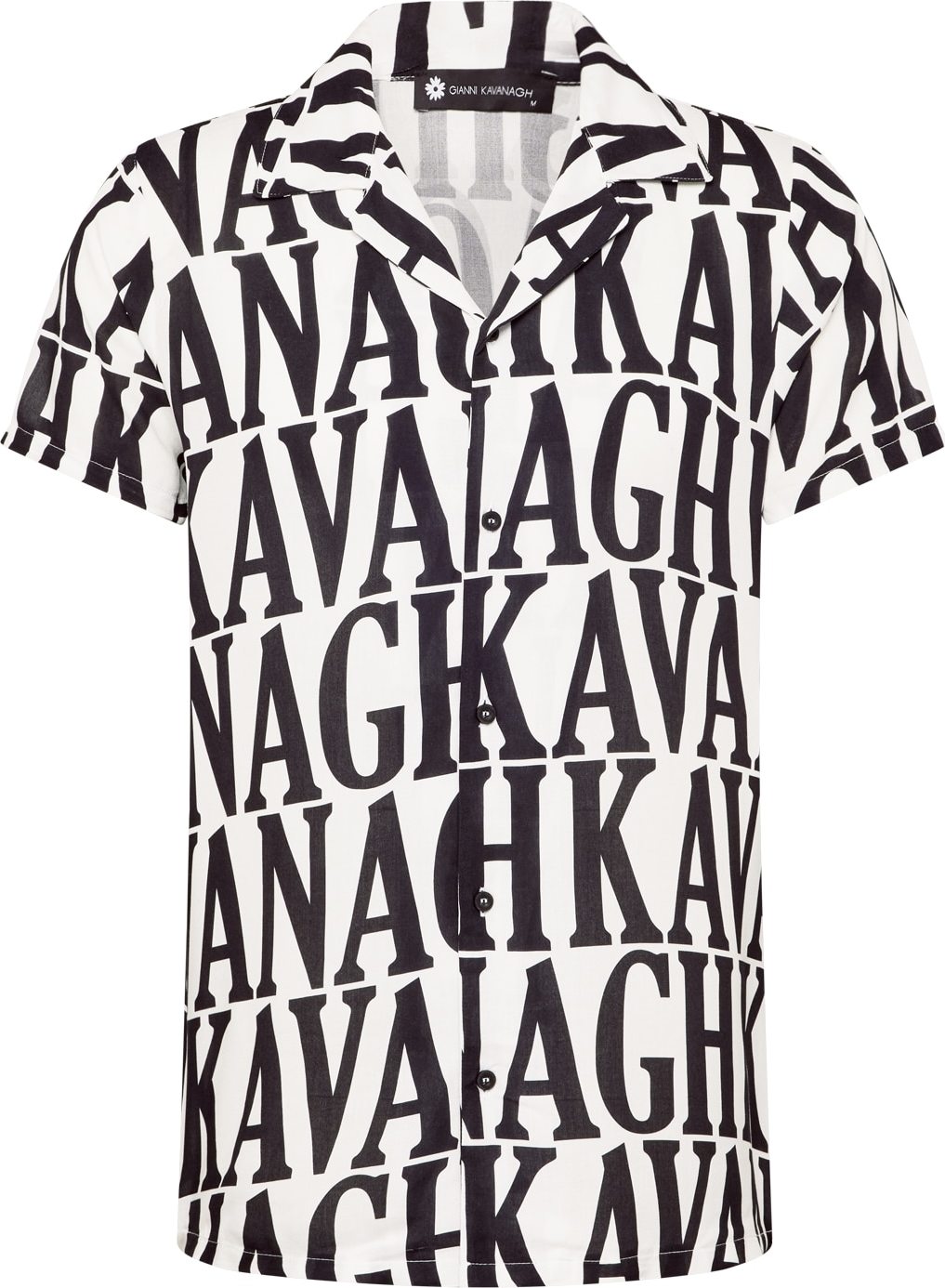 Gianni Kavanagh Košile 'Holi' černá / bílá