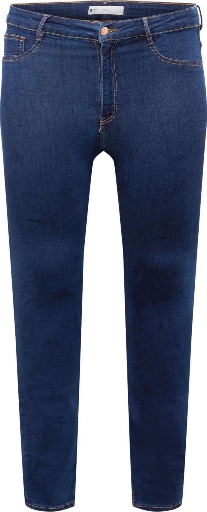 Gina Tricot Curve Džíny 'Molly' modrá džínovina