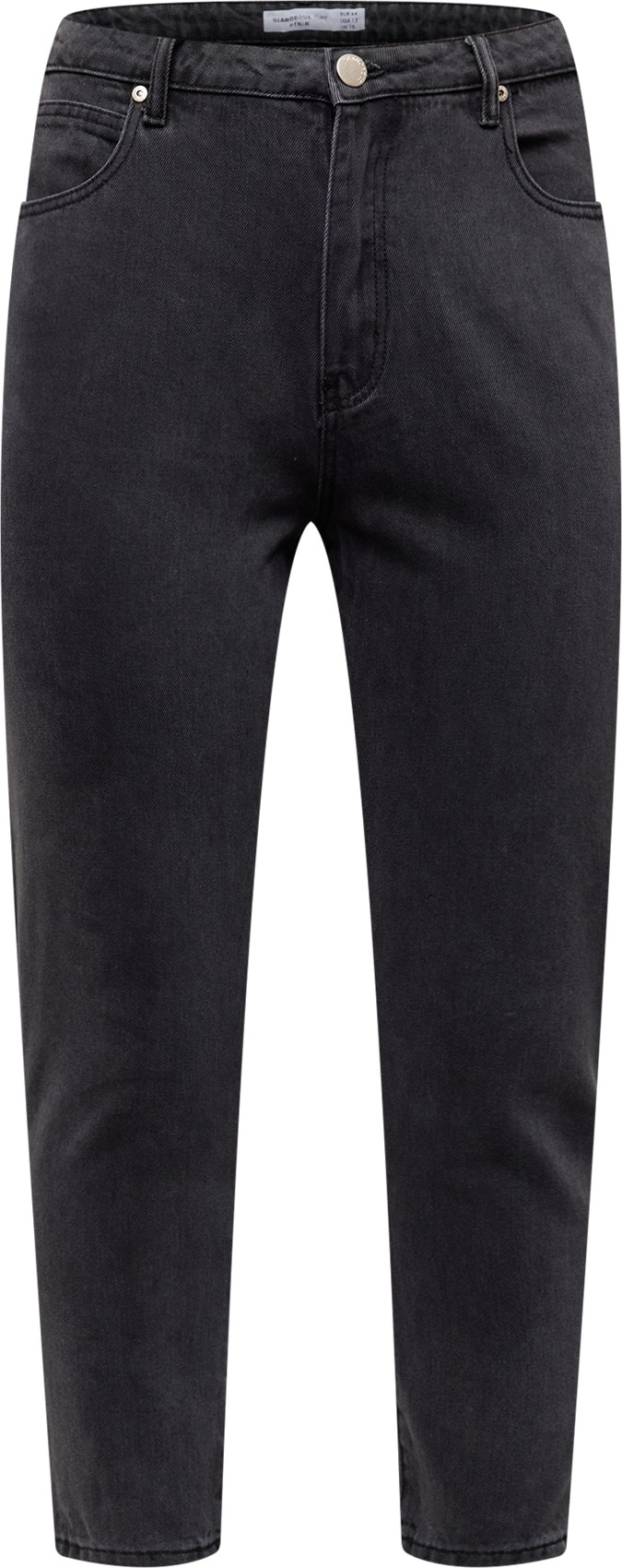 GLAMOROUS CURVE Džíny černá džínovina