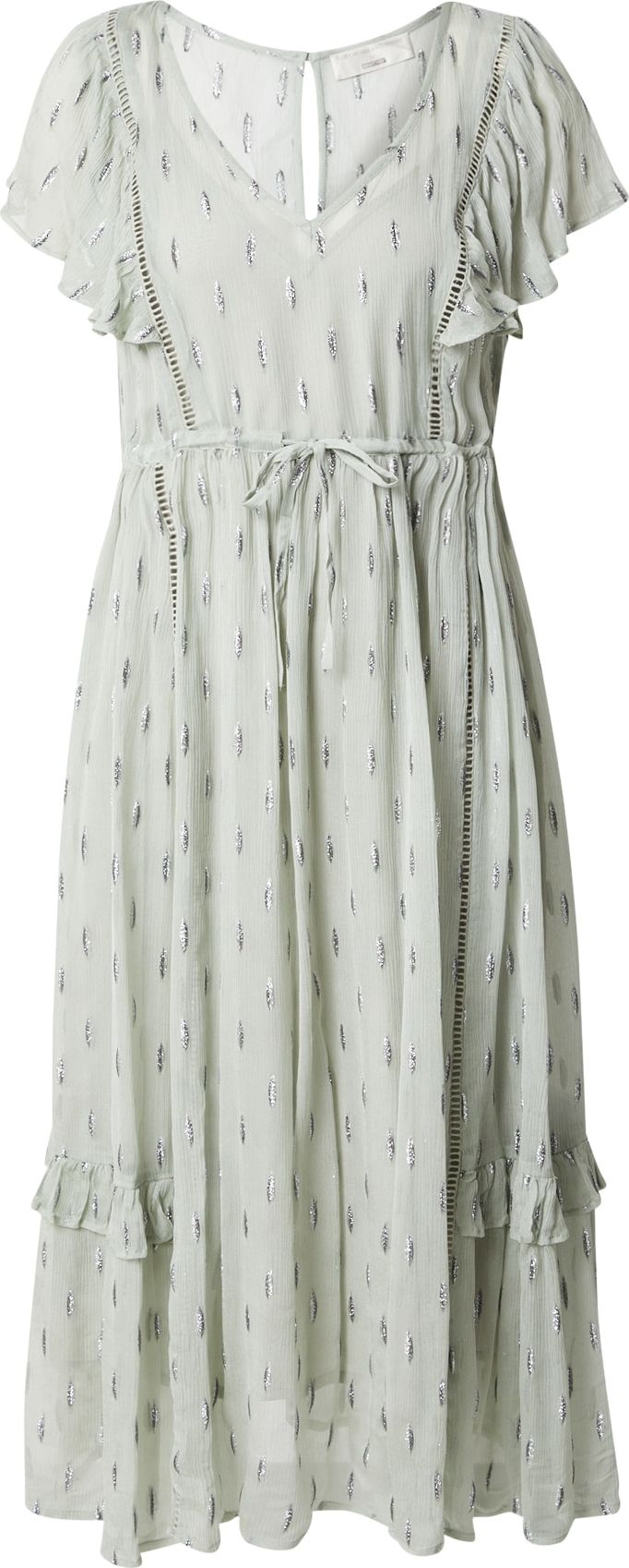 Guido Maria Kretschmer Collection Šaty 'Charleen' mátová / stříbrná