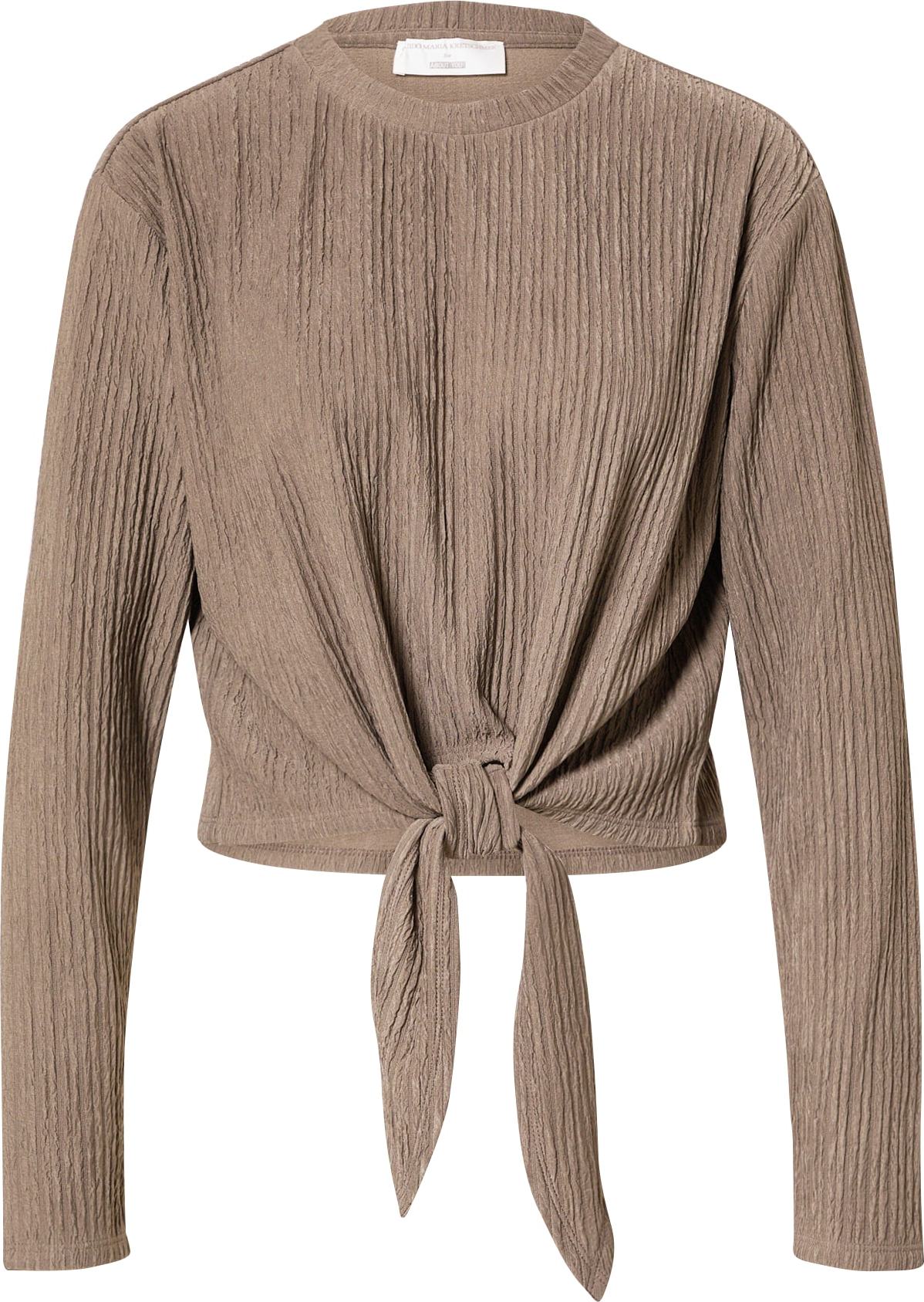 Guido Maria Kretschmer Collection Tričko 'Ina' světle hnědá