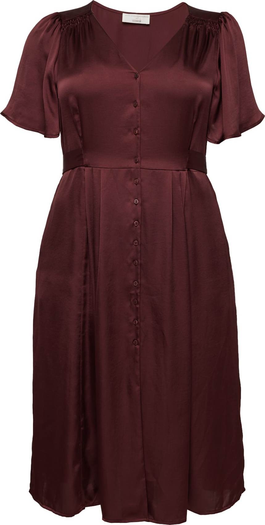 Guido Maria Kretschmer Curvy Collection Košilové šaty 'Rika' burgundská červeň