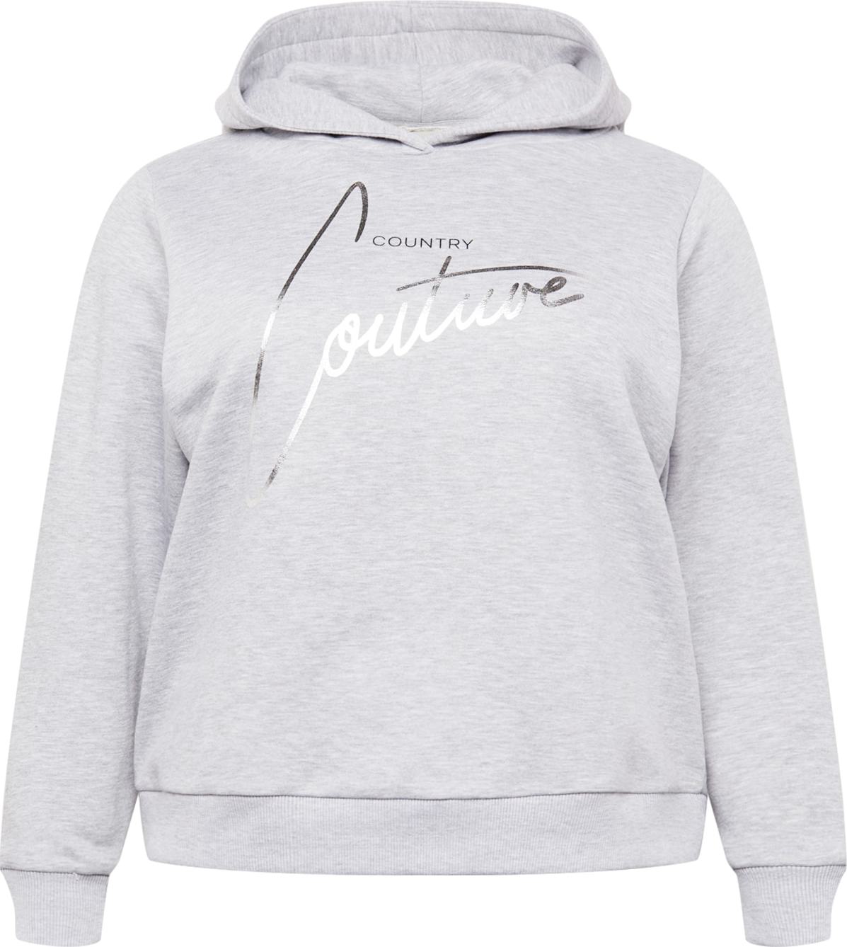 Guido Maria Kretschmer Curvy Collection Mikina 'Nola' šedá