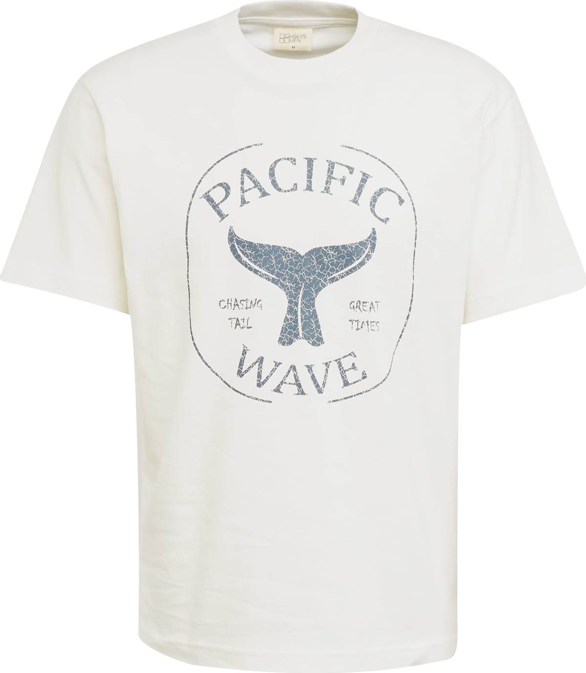 Hailys Men Tričko 'Wynn' marine modrá / offwhite