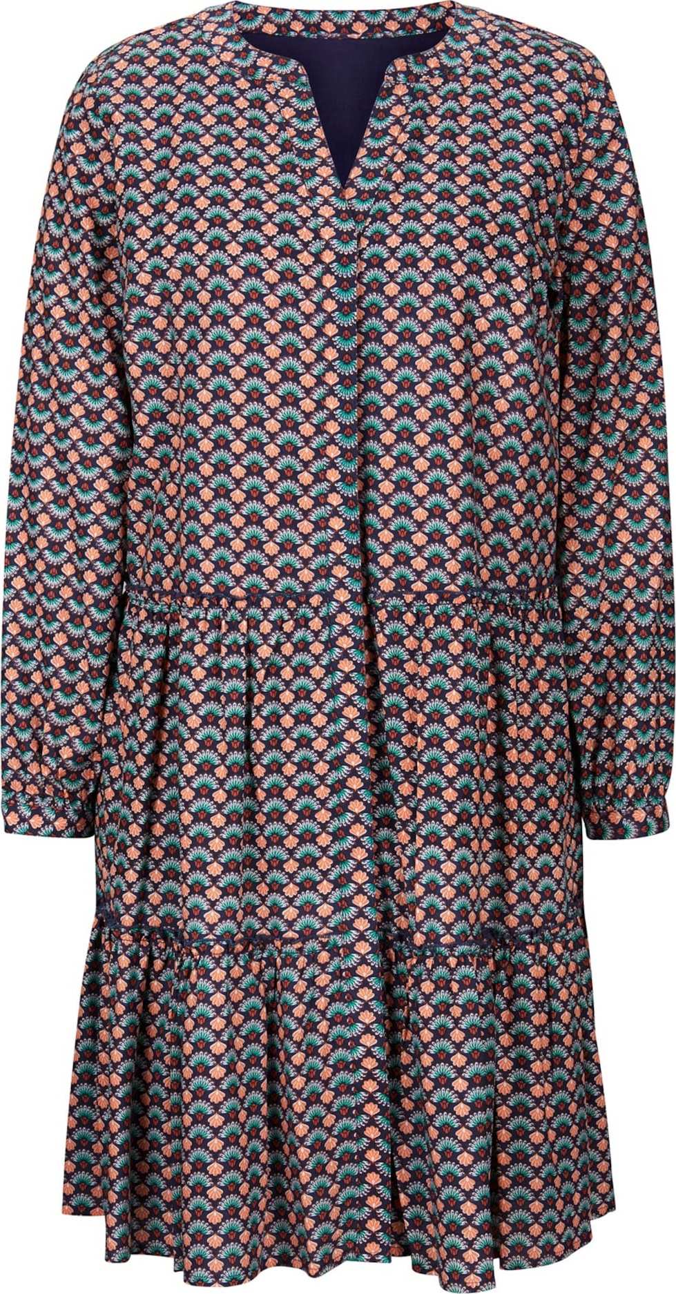 heine Šaty písková / marine modrá / hnědá / zelená