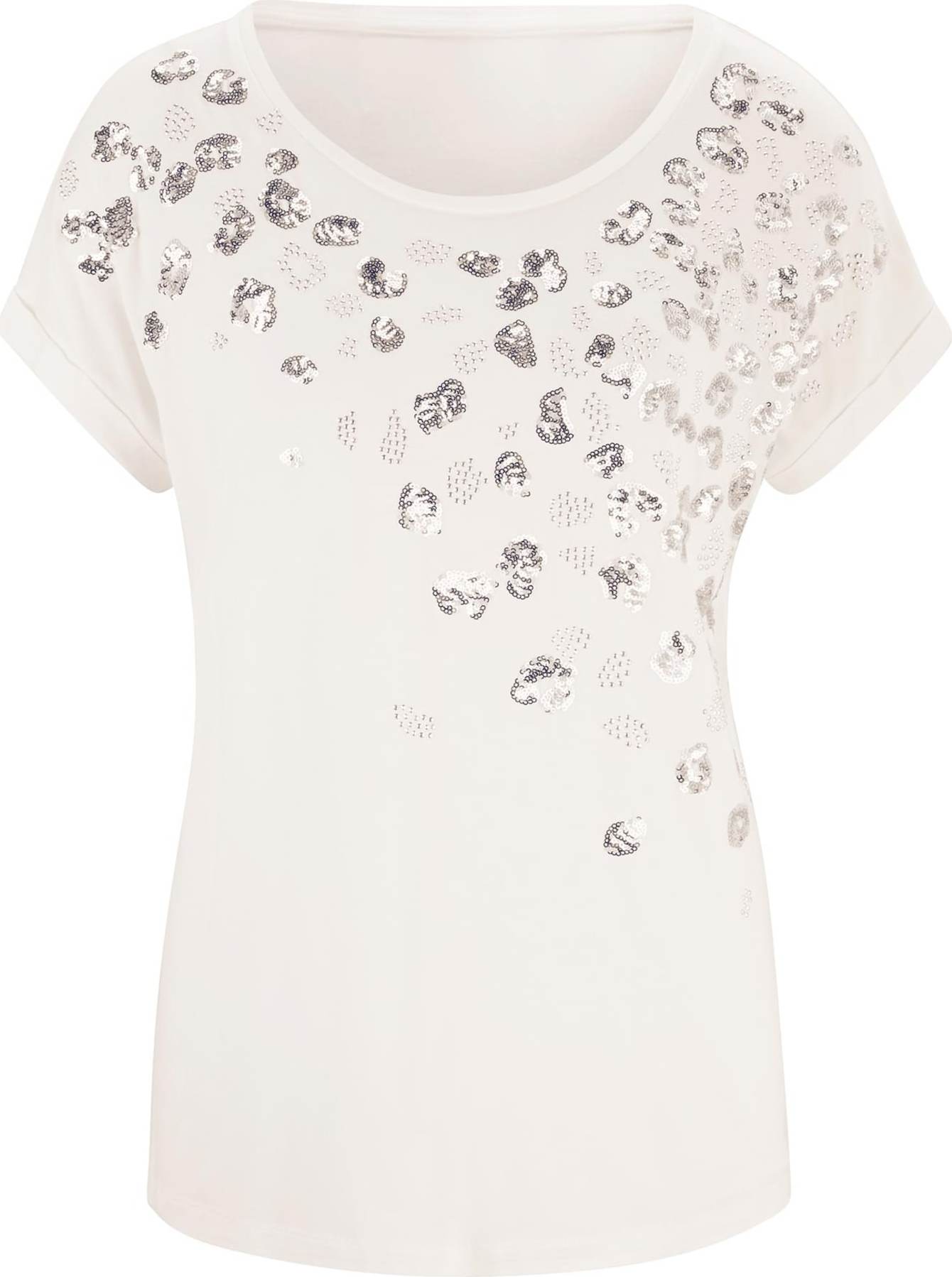 heine Tričko šedá / bílá