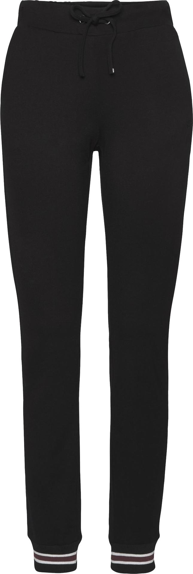 H.I.S Kalhoty červená / černá / bílá