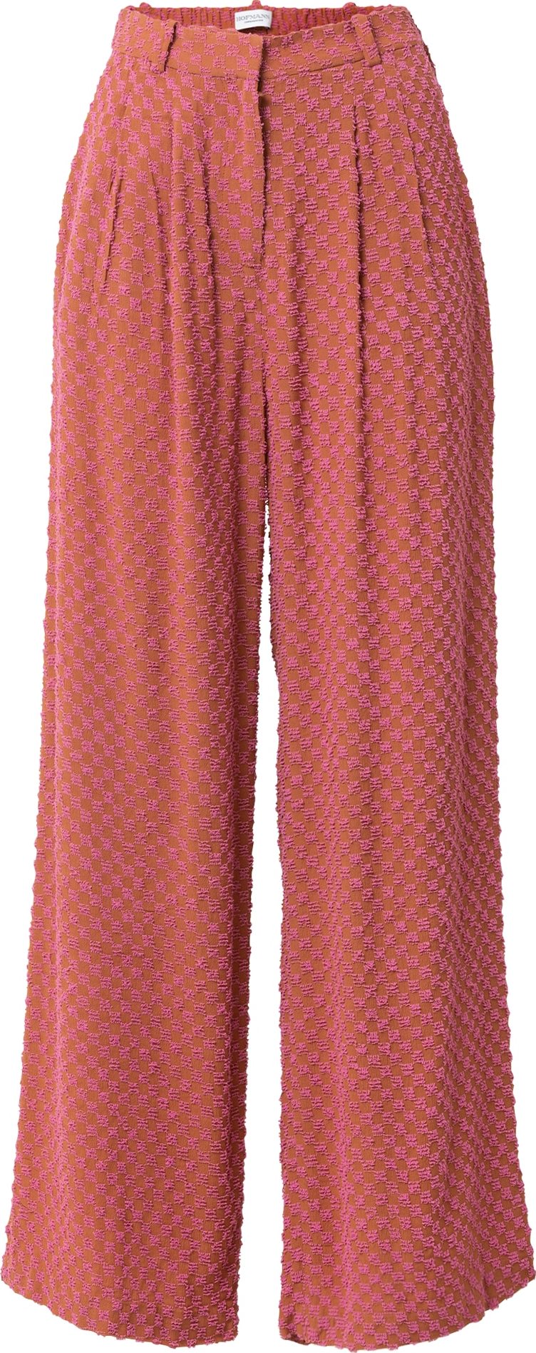Hofmann Copenhagen Kalhoty se sklady v pase 'SYLVA' fuchsiová / rezavě červená