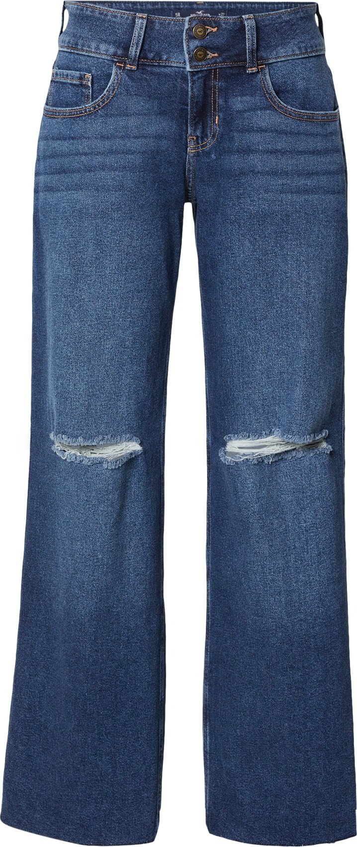 HOLLISTER Džíny tmavě modrá