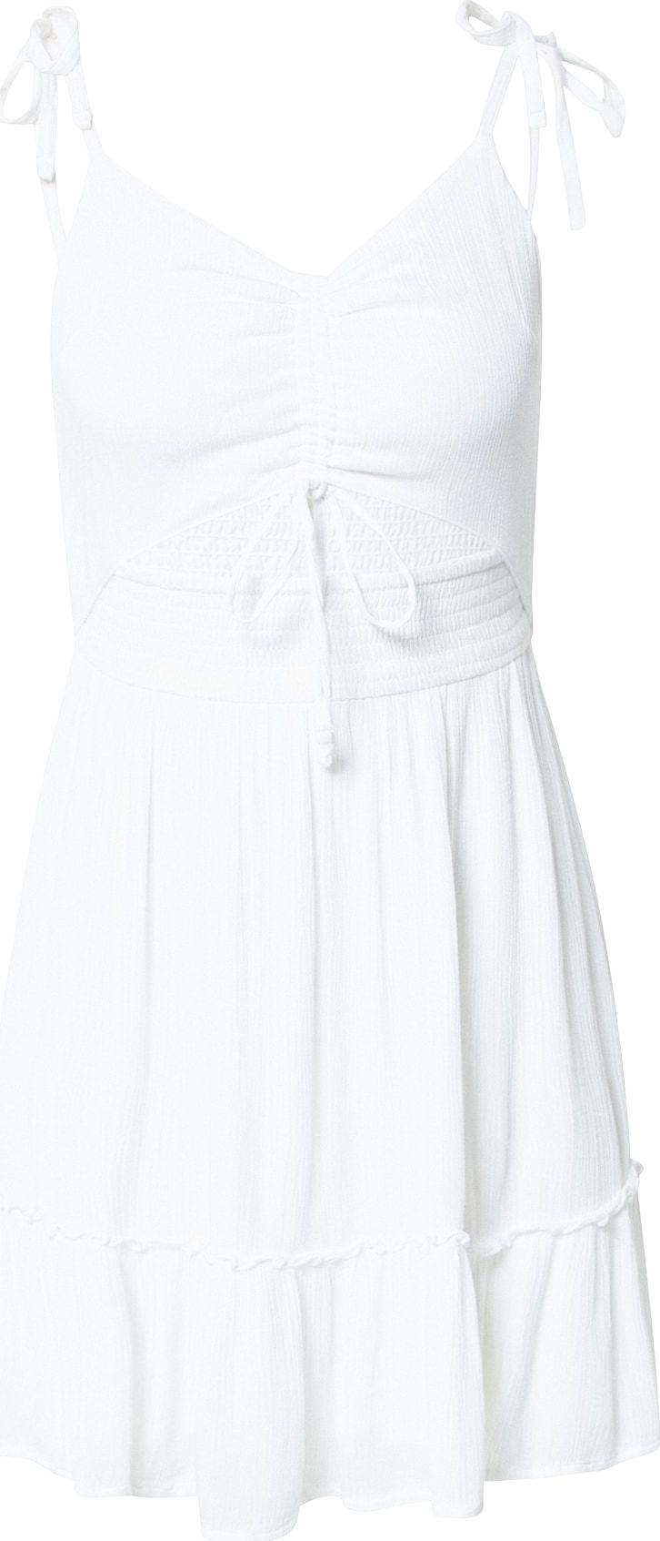 HOLLISTER Letní šaty bílá