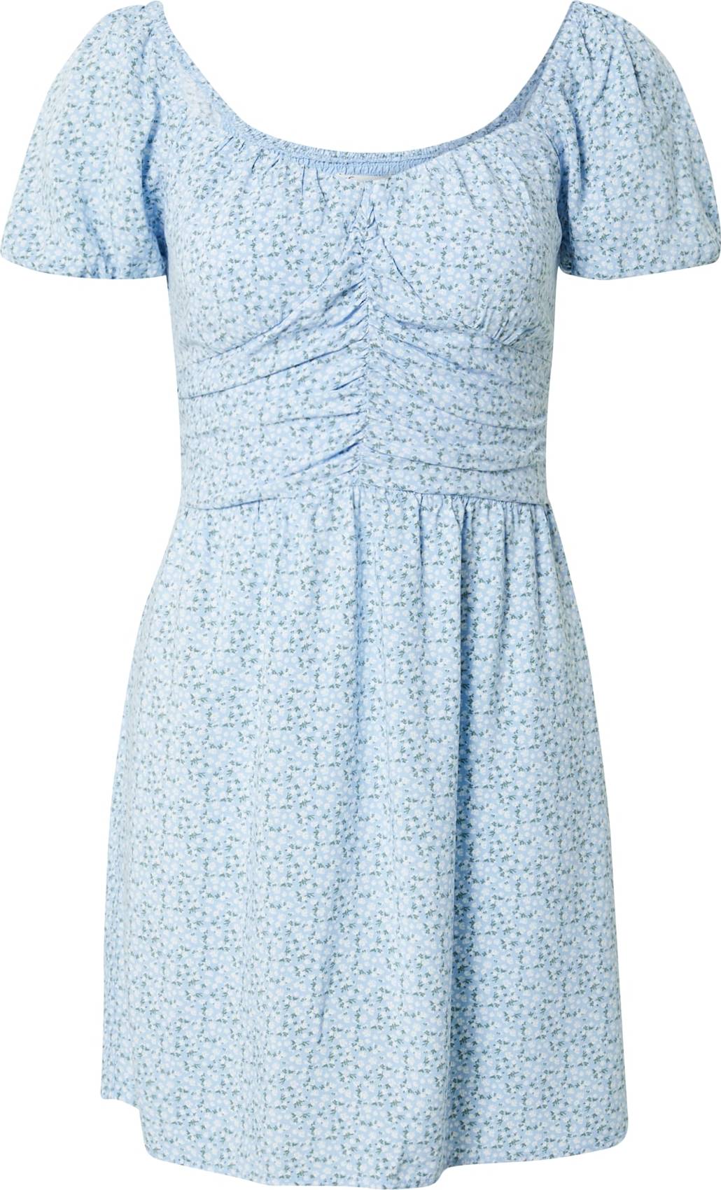 HOLLISTER Letní šaty 'EMEA' modrá / světlemodrá / offwhite
