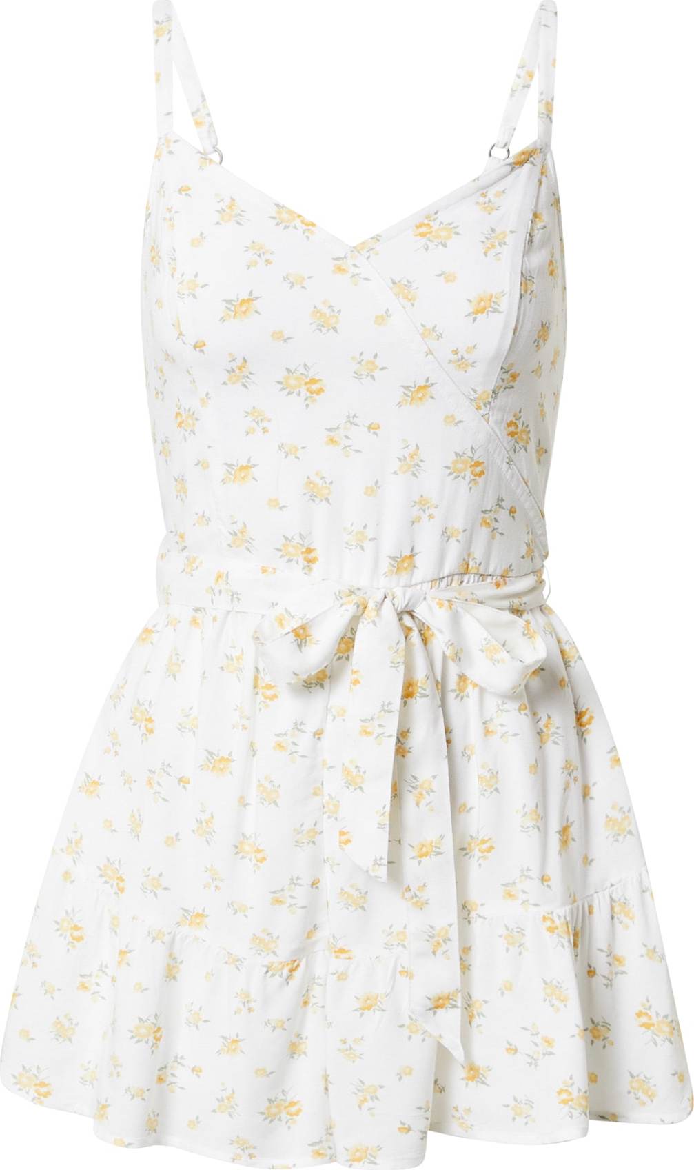 HOLLISTER Overal žlutá / světle zelená / bílá