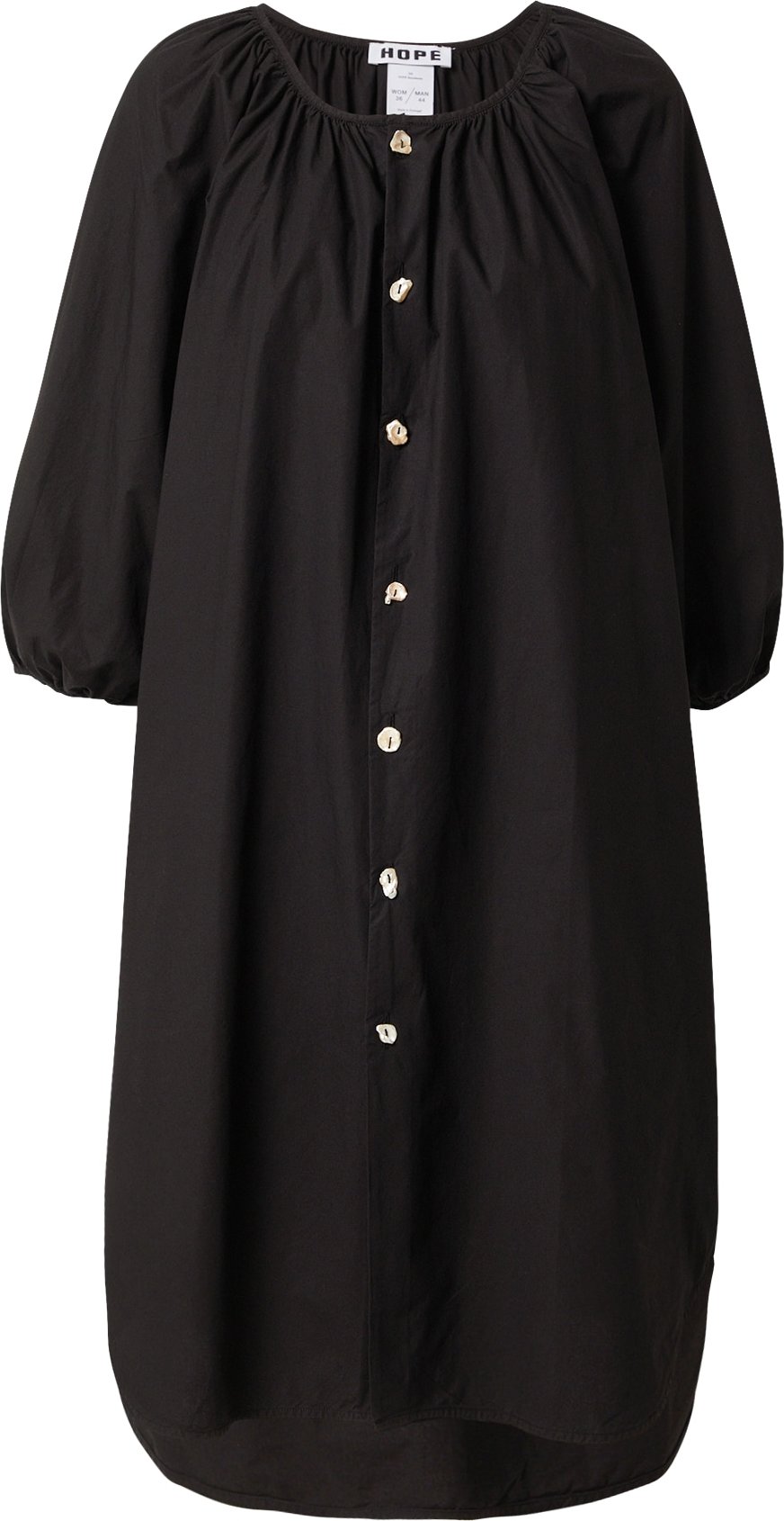 HOPE Košilové šaty 'BALLOON' černá