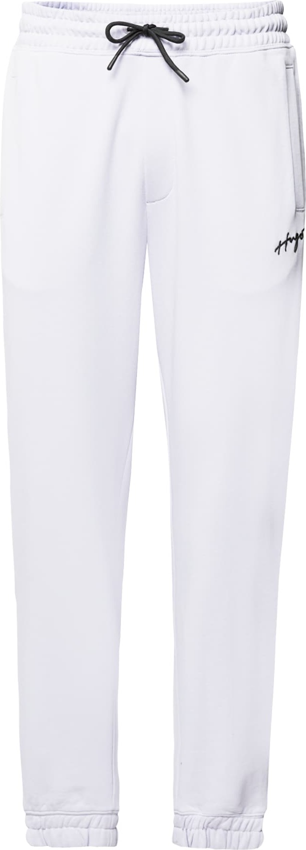 HUGO Kalhoty 'Drasilia' pastelová fialová / černá