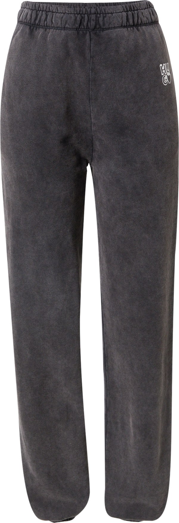 HUGO Kalhoty 'Njola' černý melír / bílá