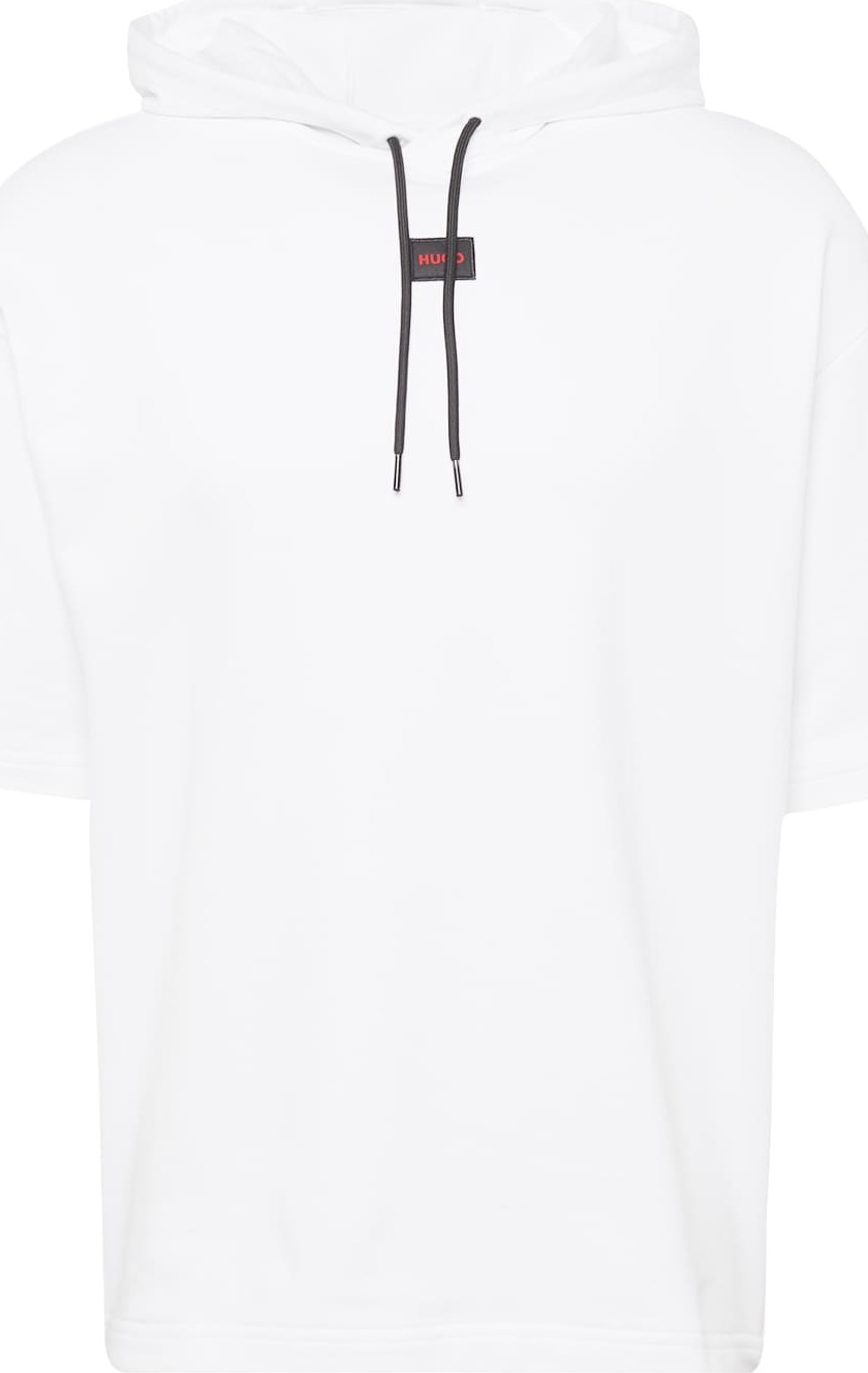 HUGO Mikina 'Dresley232' červená / černá / bílá