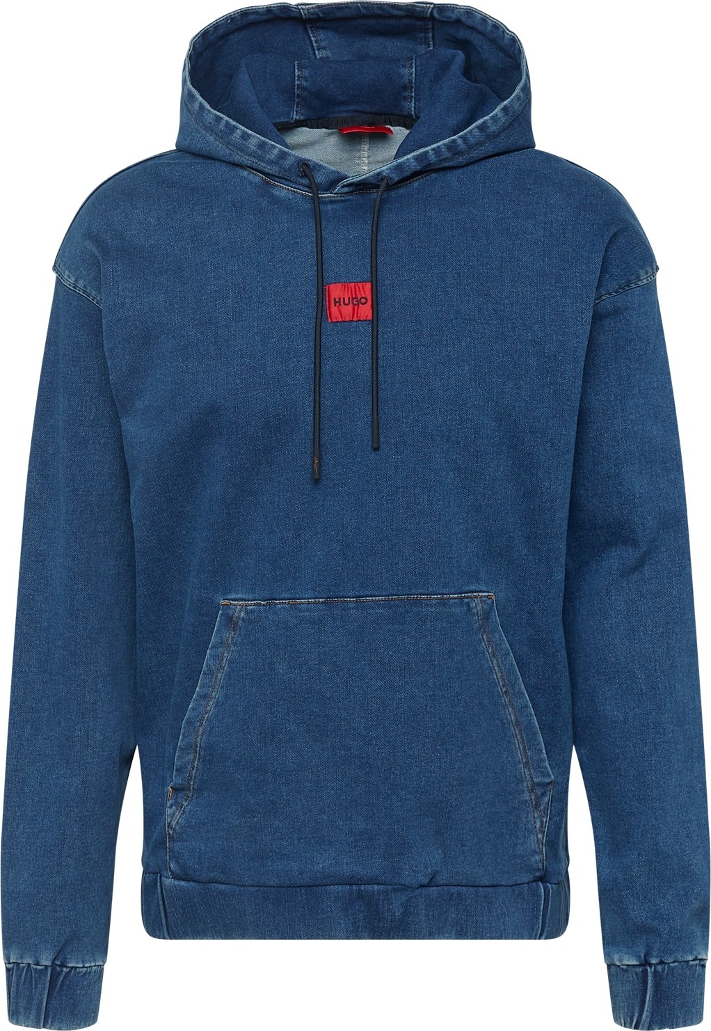 HUGO Mikina modrá džínovina