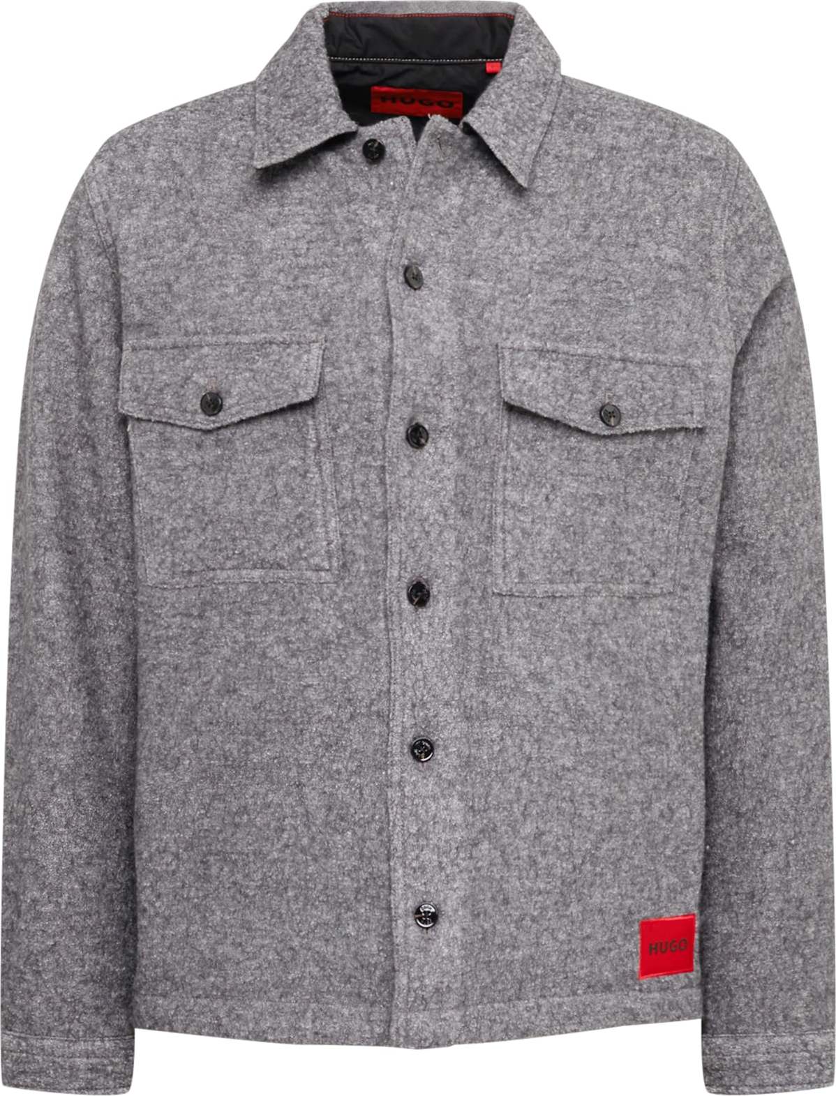 HUGO Přechodná bunda 'ENALU' šedá
