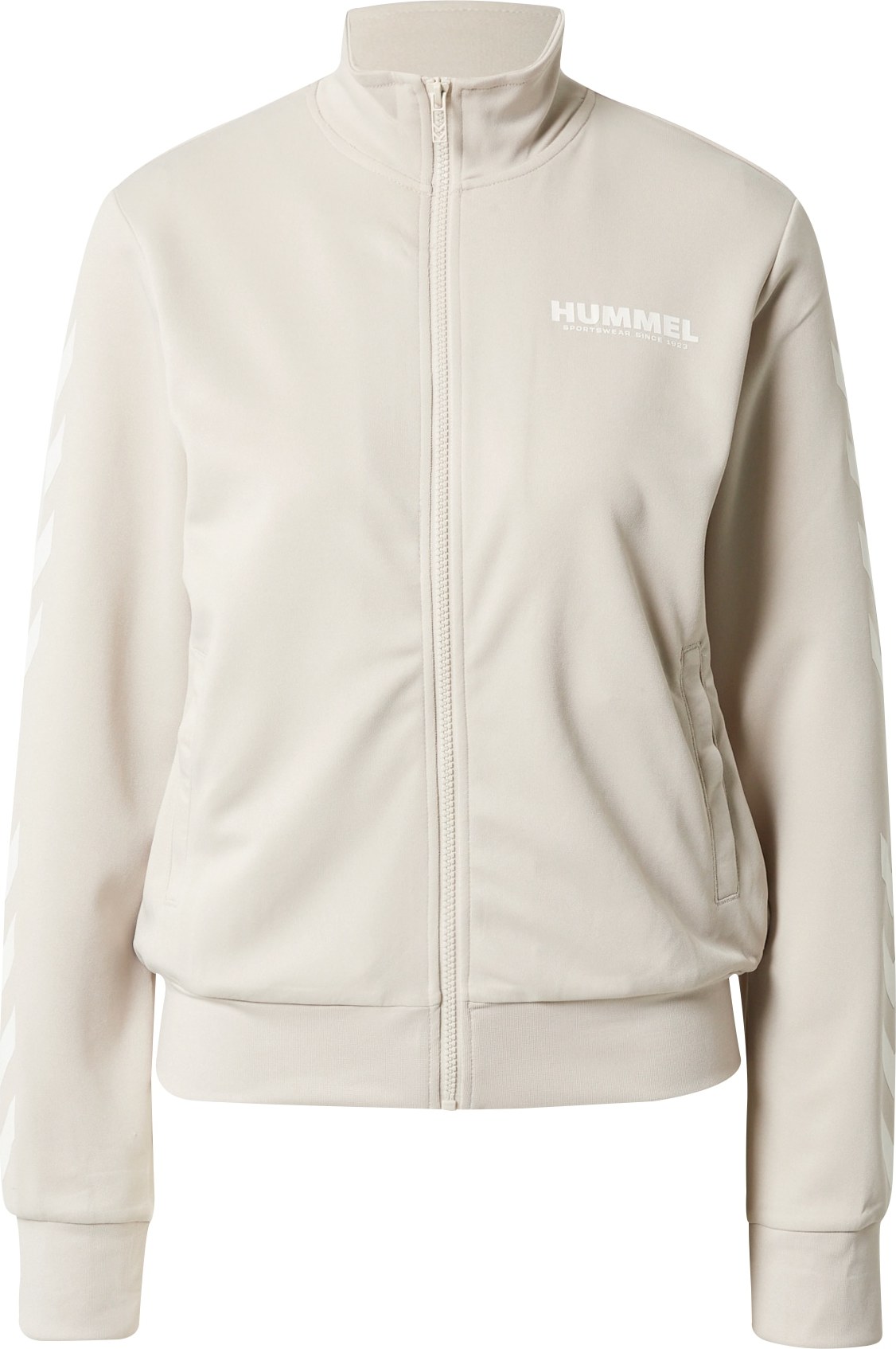 Hummel Sportovní mikina 'Legacy' béžová / bílá