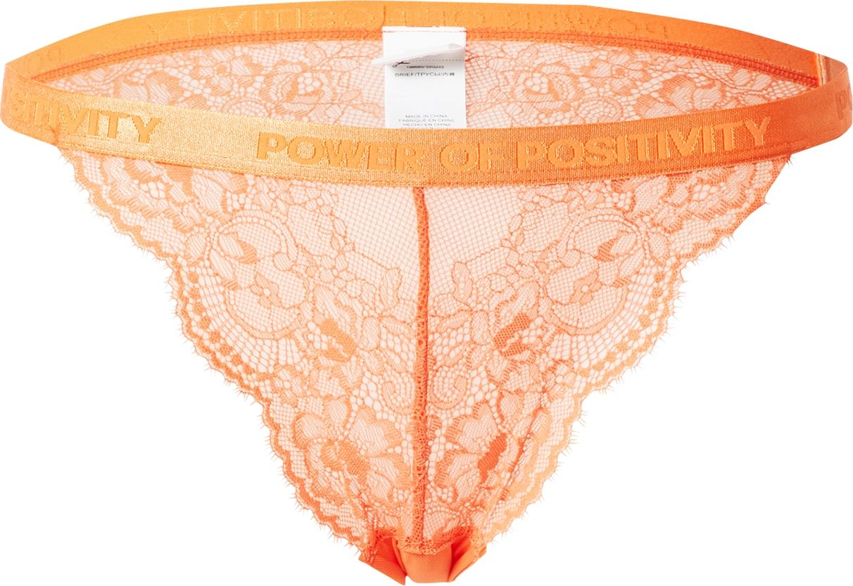 Hunkemöller Tanga 'Honey' oranžová