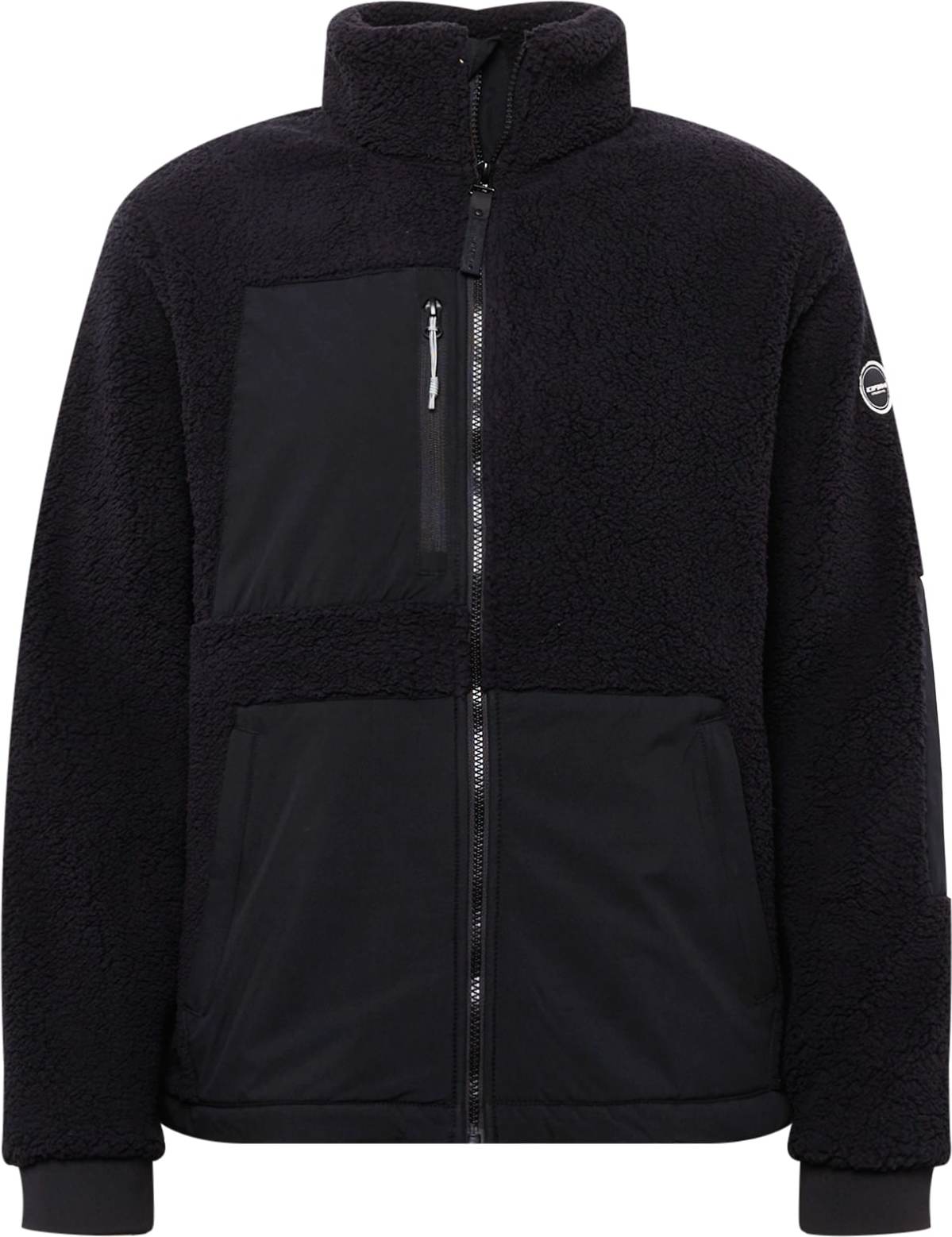 ICEPEAK Outdoorová bunda černá / bílá