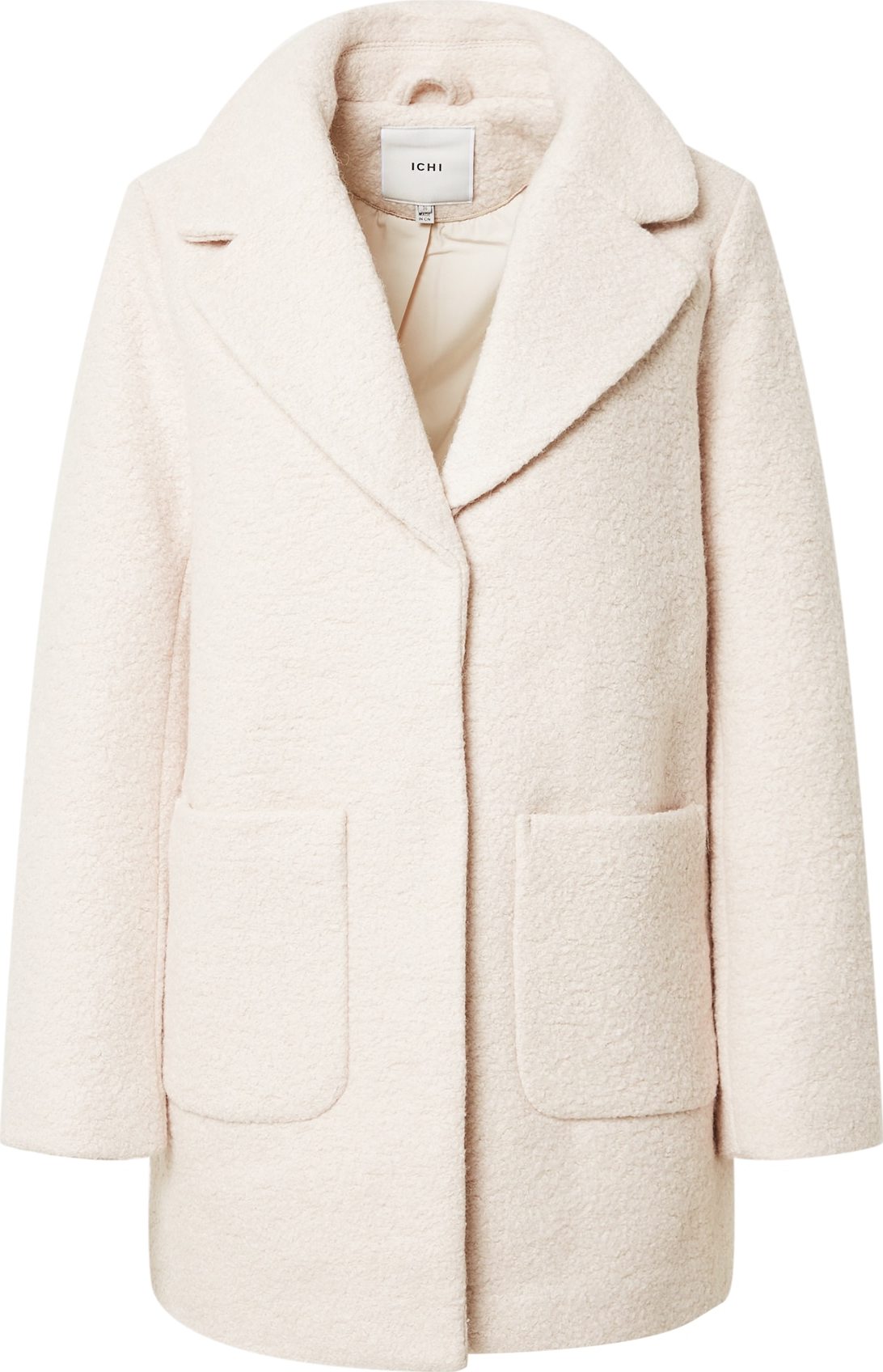 ICHI Přechodný kabát stříbrně šedá