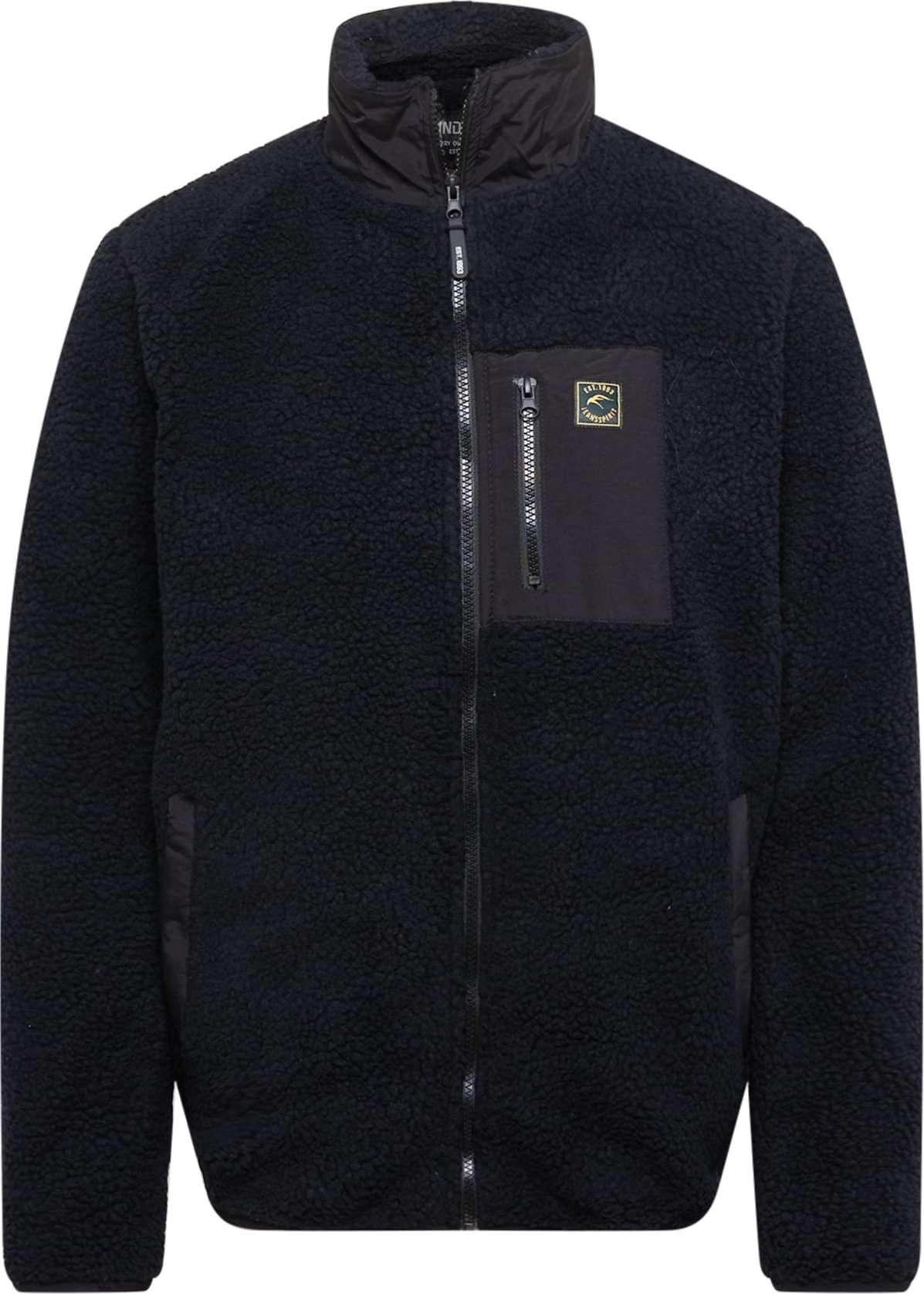 INDICODE JEANS Fleecová mikina 'Burke' černá