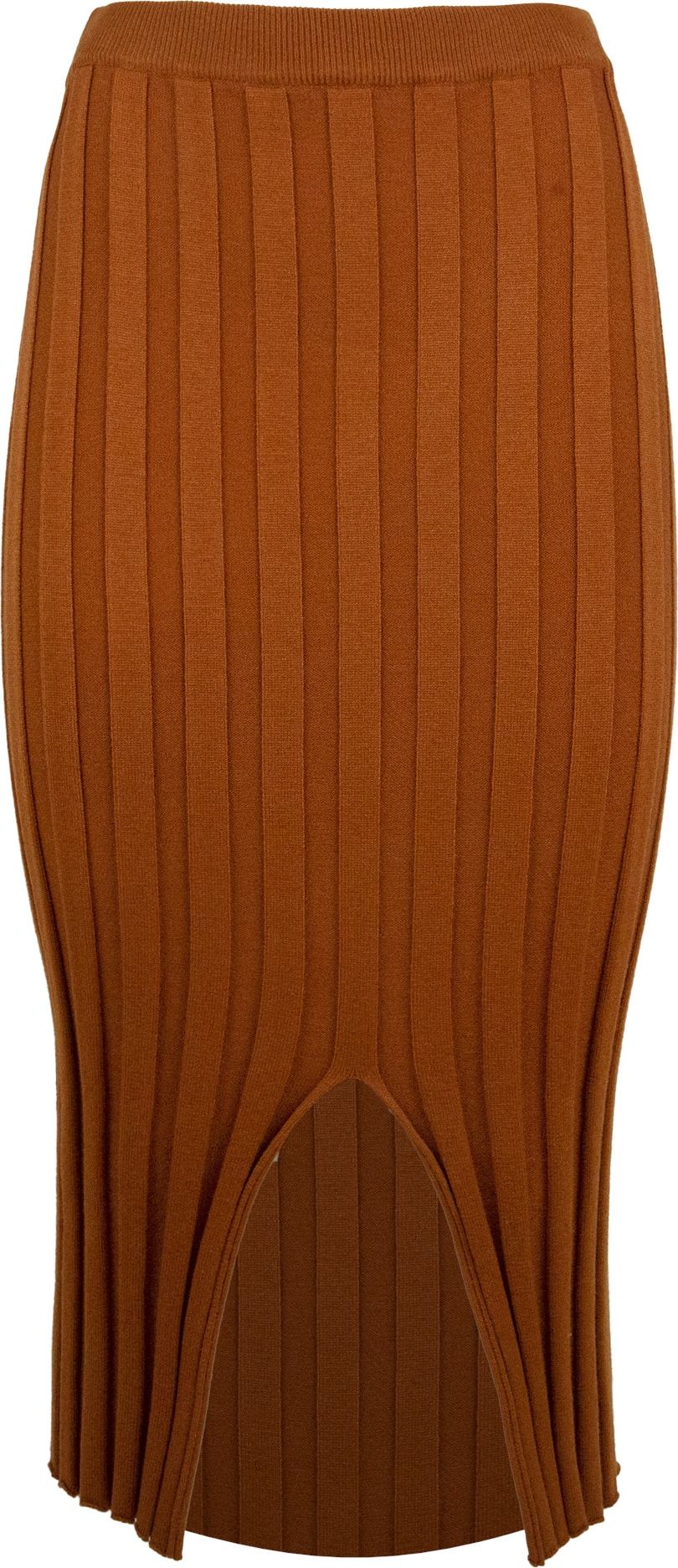 Influencer Sukně rezavě červená