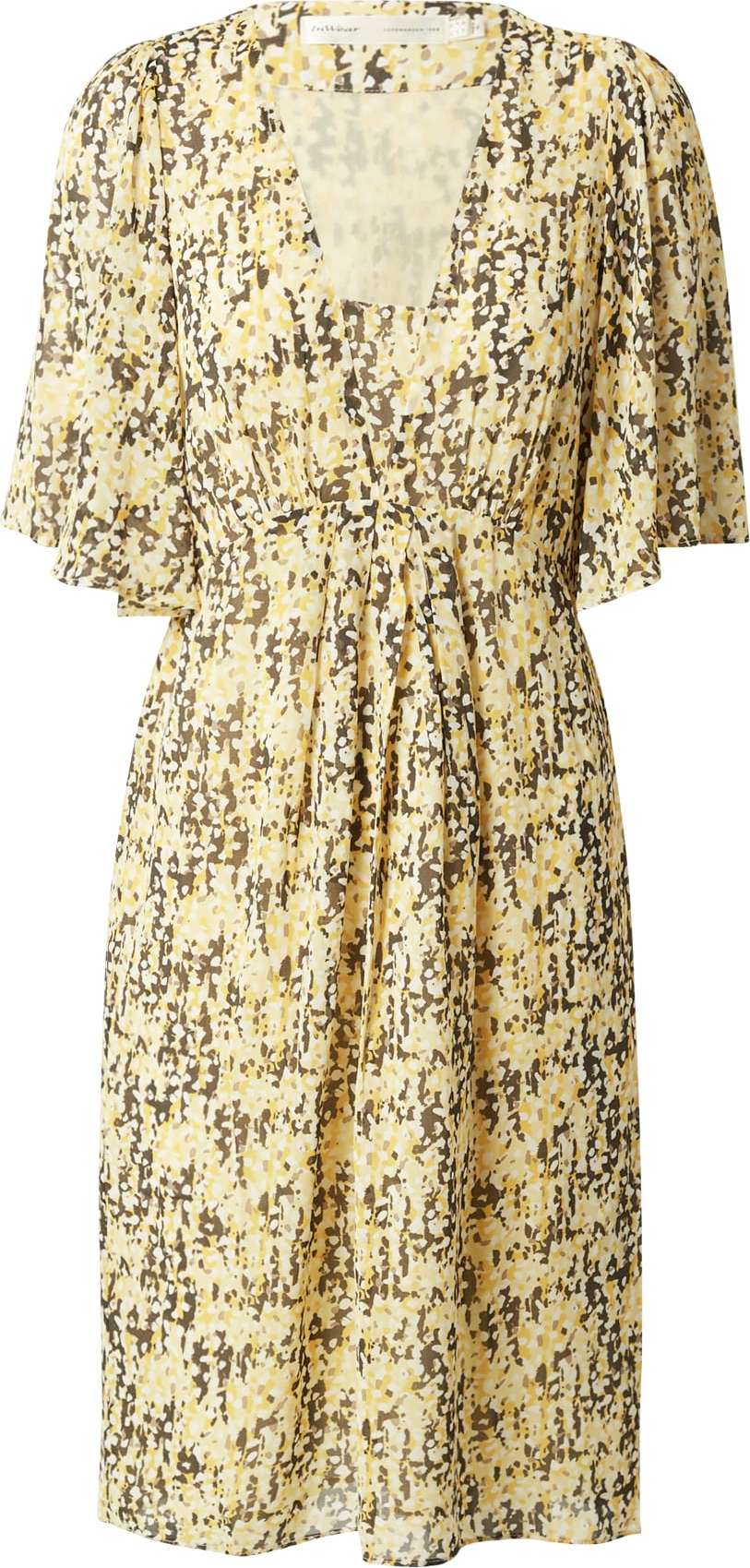 InWear Šaty 'VereeI' žlutá / černá / bílá