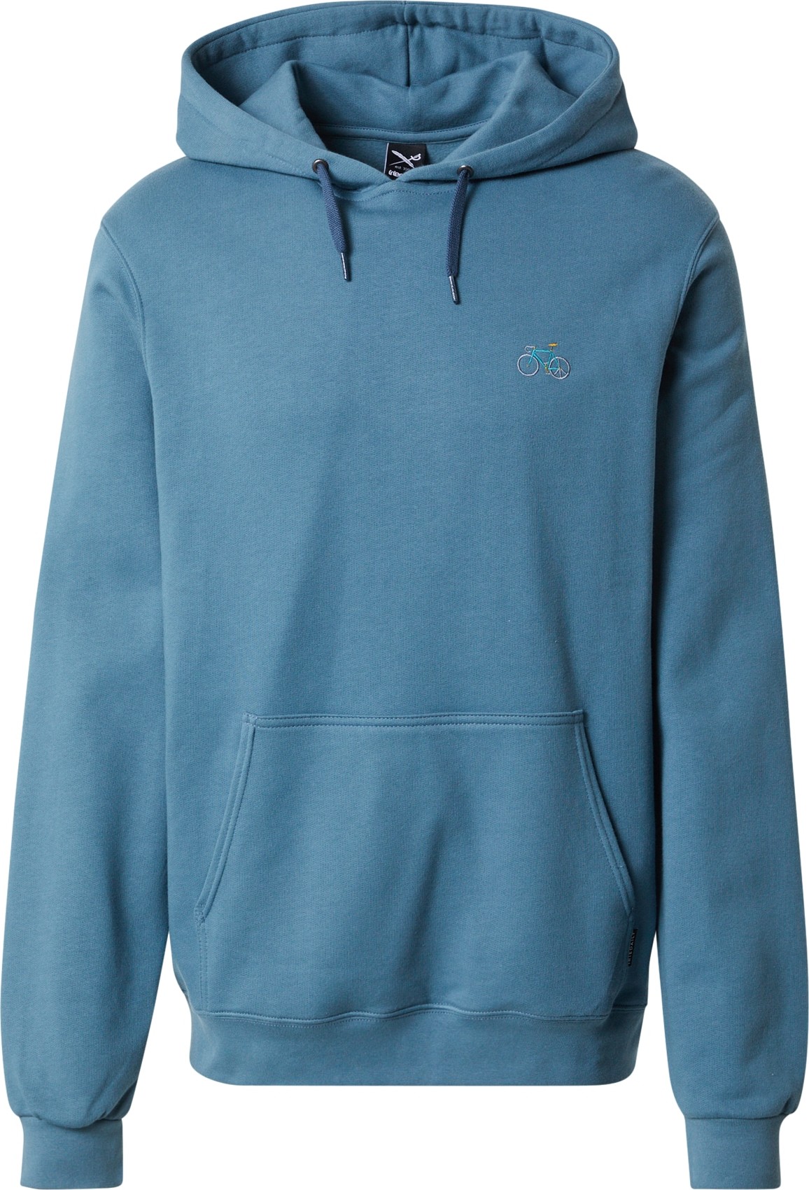 Iriedaily Mikina 'Peaceride' kouřově modrá / černá / bílá