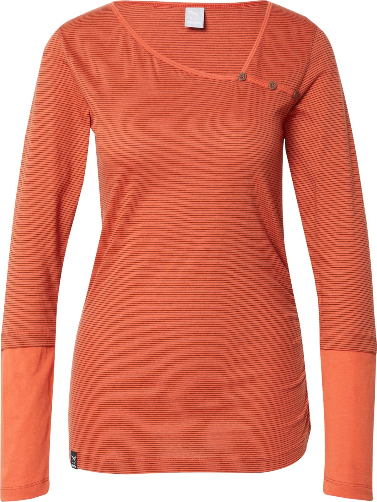 Iriedaily Tričko rezavě hnědá / černá