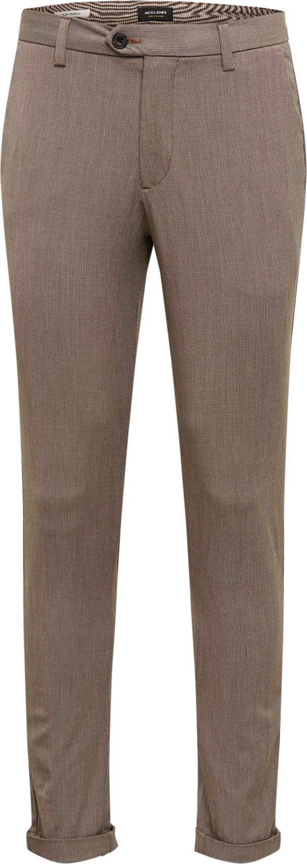 JACK & JONES Chino kalhoty 'Marco Connor' režná / černá / bílá