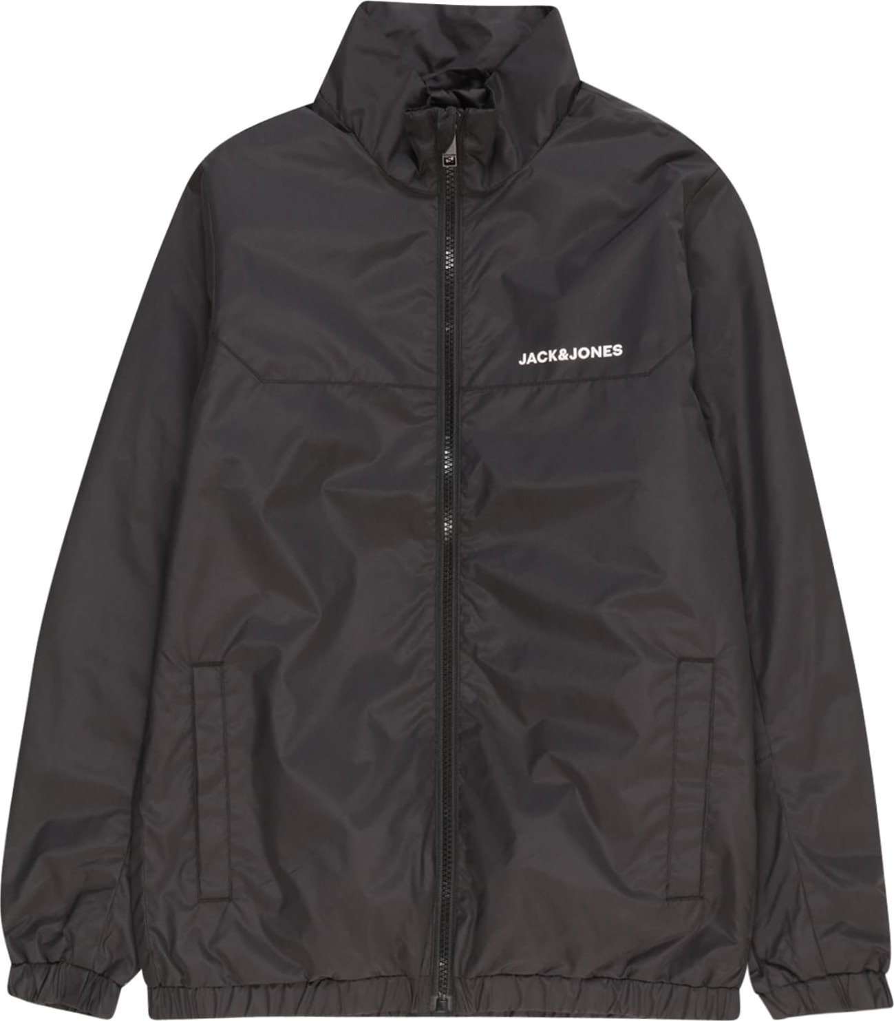 Jack & Jones Junior Přechodná bunda 'DOVER' černá / bílá