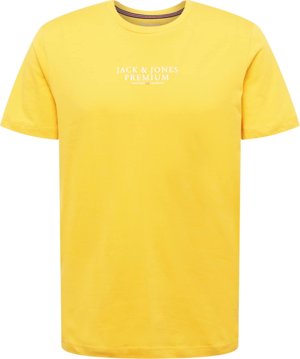 JACK & JONES Tričko 'ARCHIE' žlutá / červená / bílá