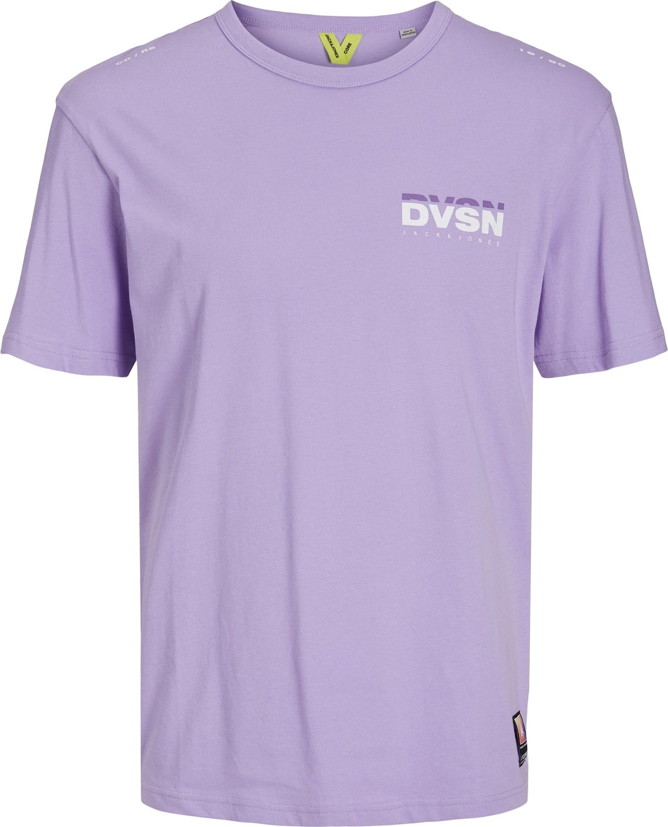 JACK & JONES Tričko lenvandulová / bílá