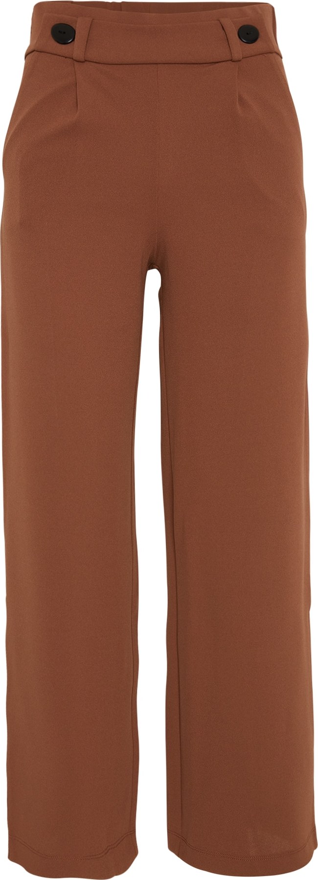 JDY Kalhoty se sklady v pase 'Geggo' hnědá