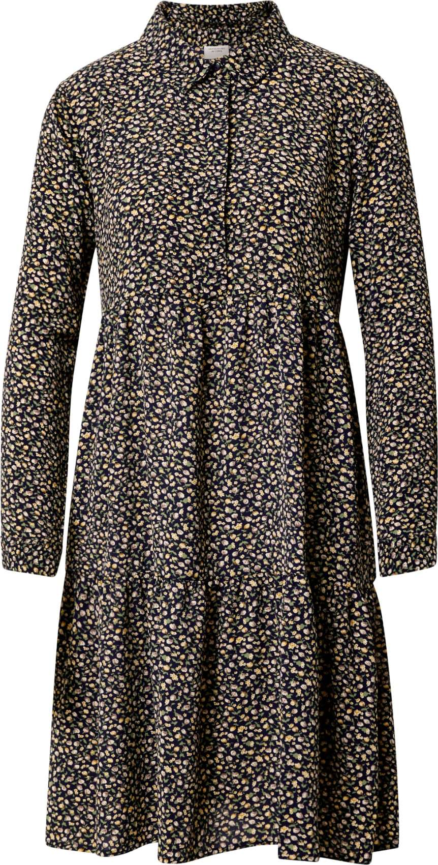 JDY Košilové šaty 'Piper' noční modrá / žlutá / zelená / růžová