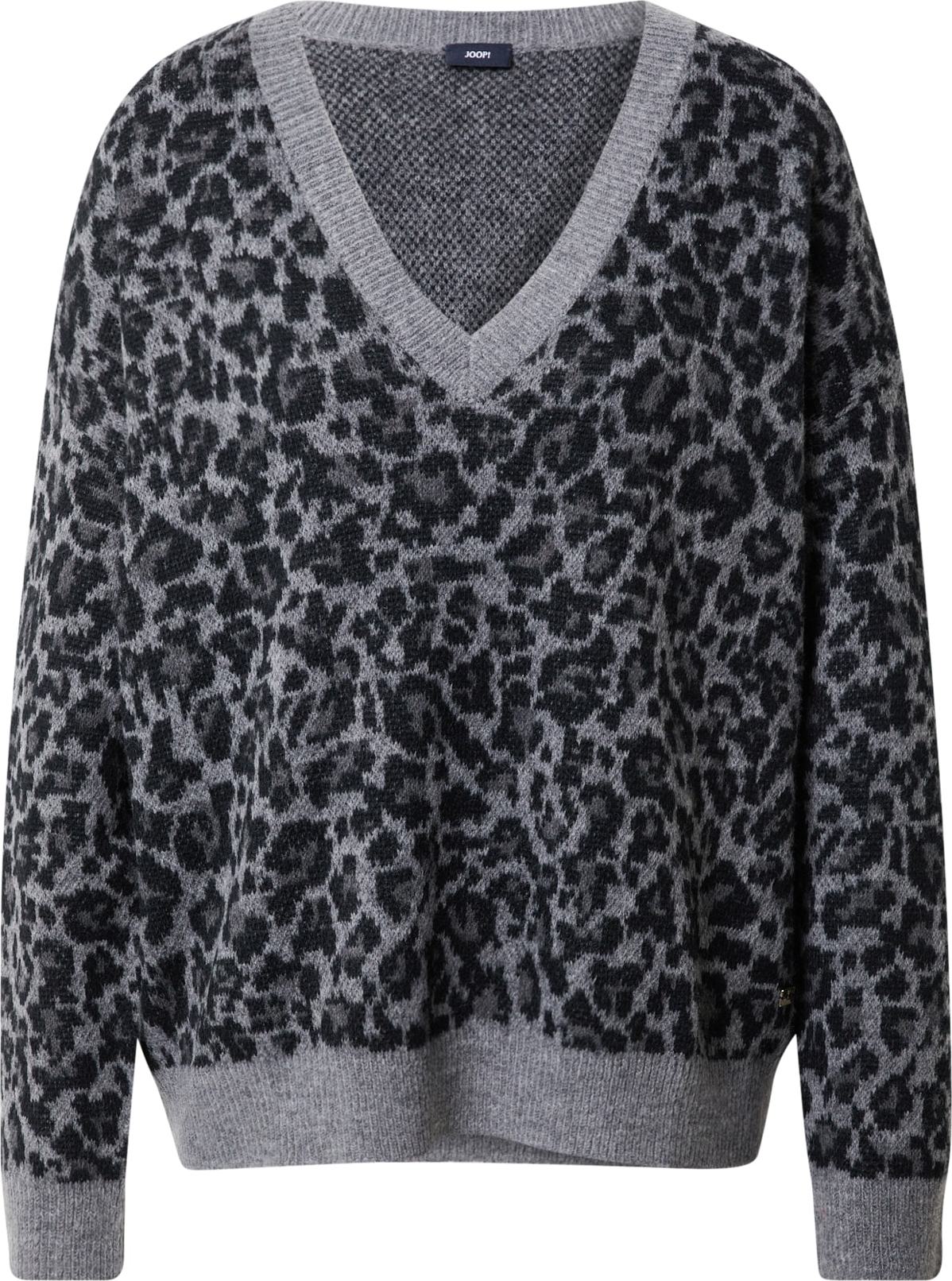 JOOP! Svetr šedá / antracitová / černá