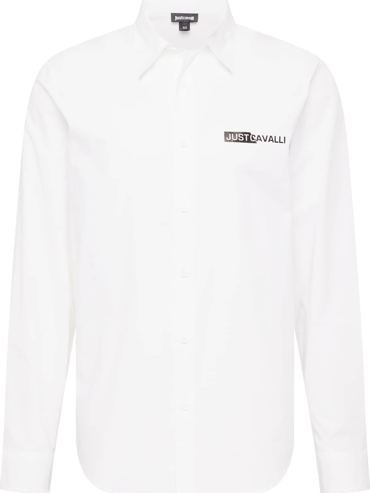Just Cavalli Košile 'POPLIN DAVID' černá / bílá