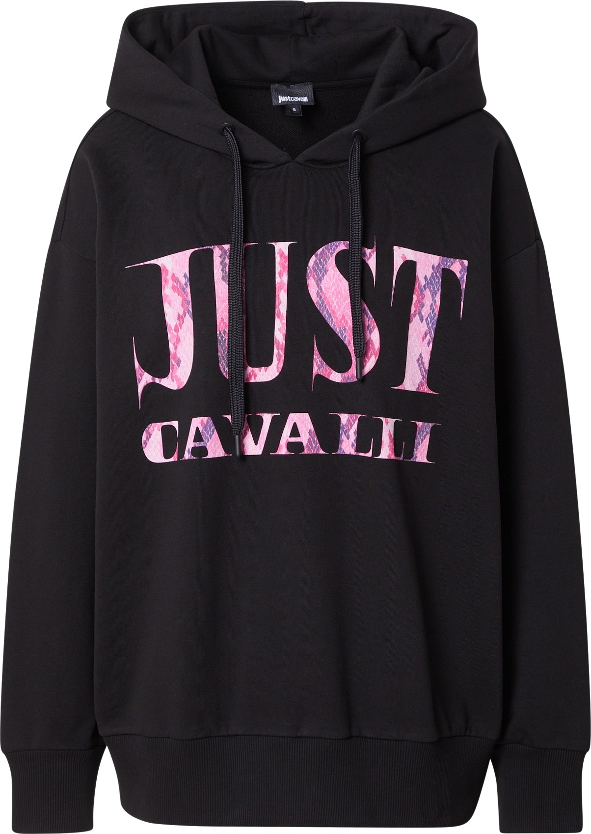 Just Cavalli Mikina světle fialová / světle růžová / černá / bílá