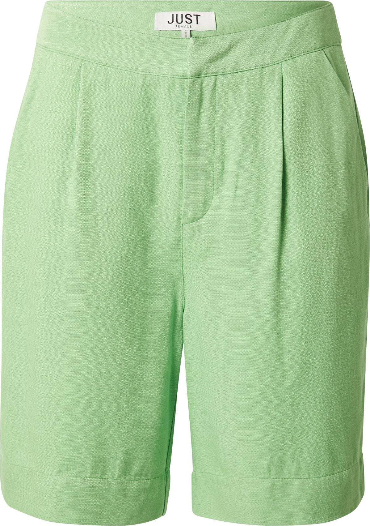 JUST FEMALE Kalhoty s puky 'Caro' jablko