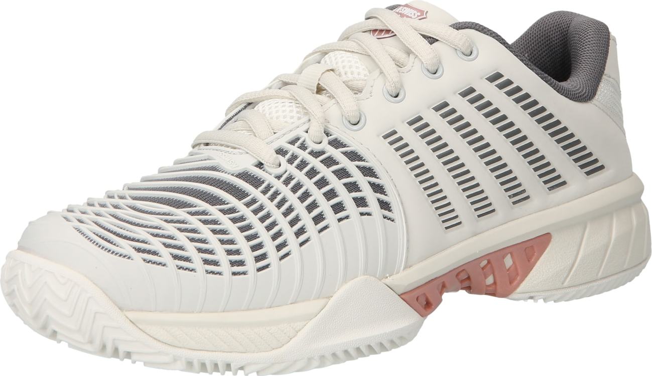 K-SWISS Sportovní boty šedá / oranžová / bílá