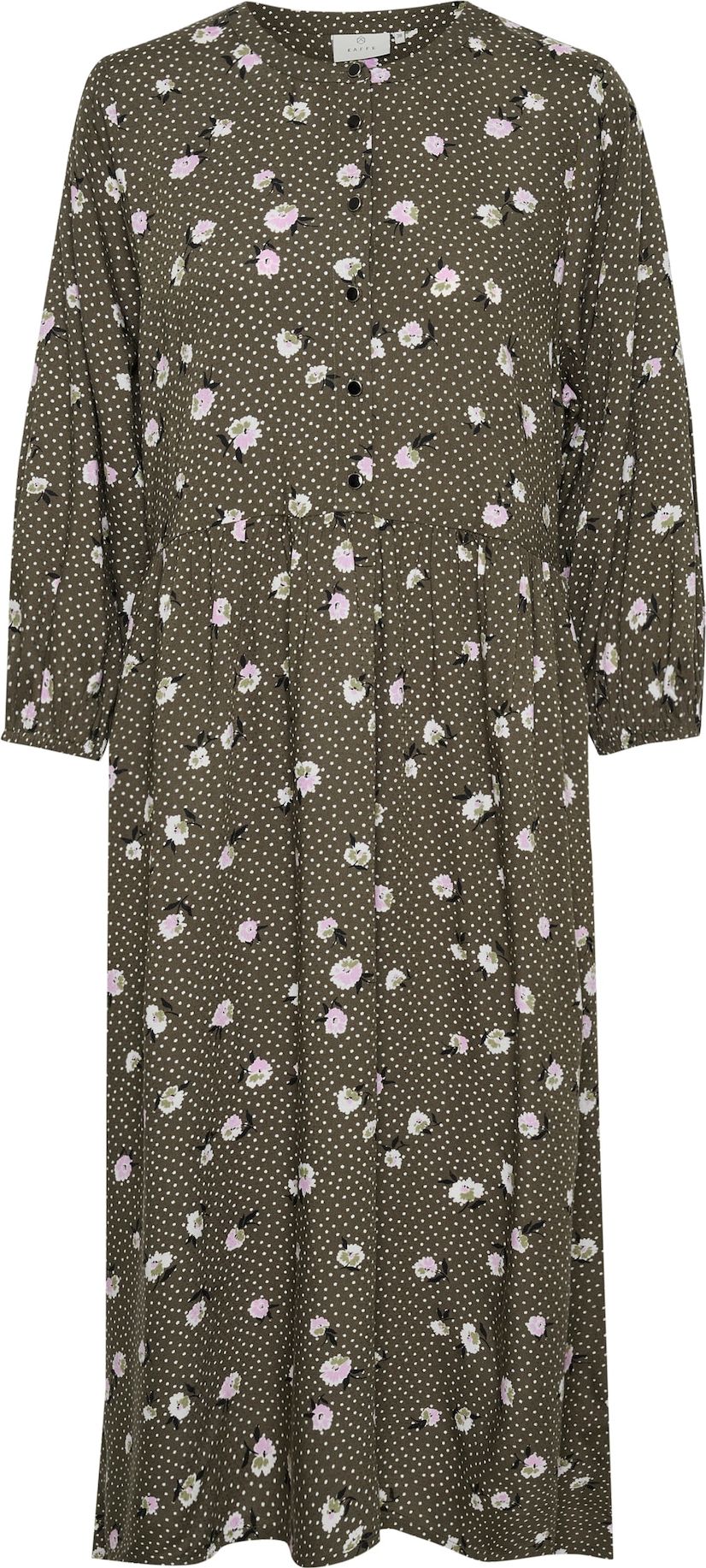 Kaffe Šaty 'Every' zelená / mix barev
