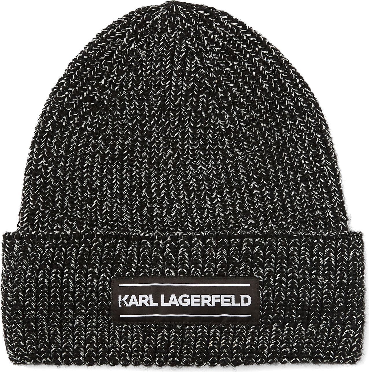 Karl Lagerfeld Čepice černá / stříbrná / bílá